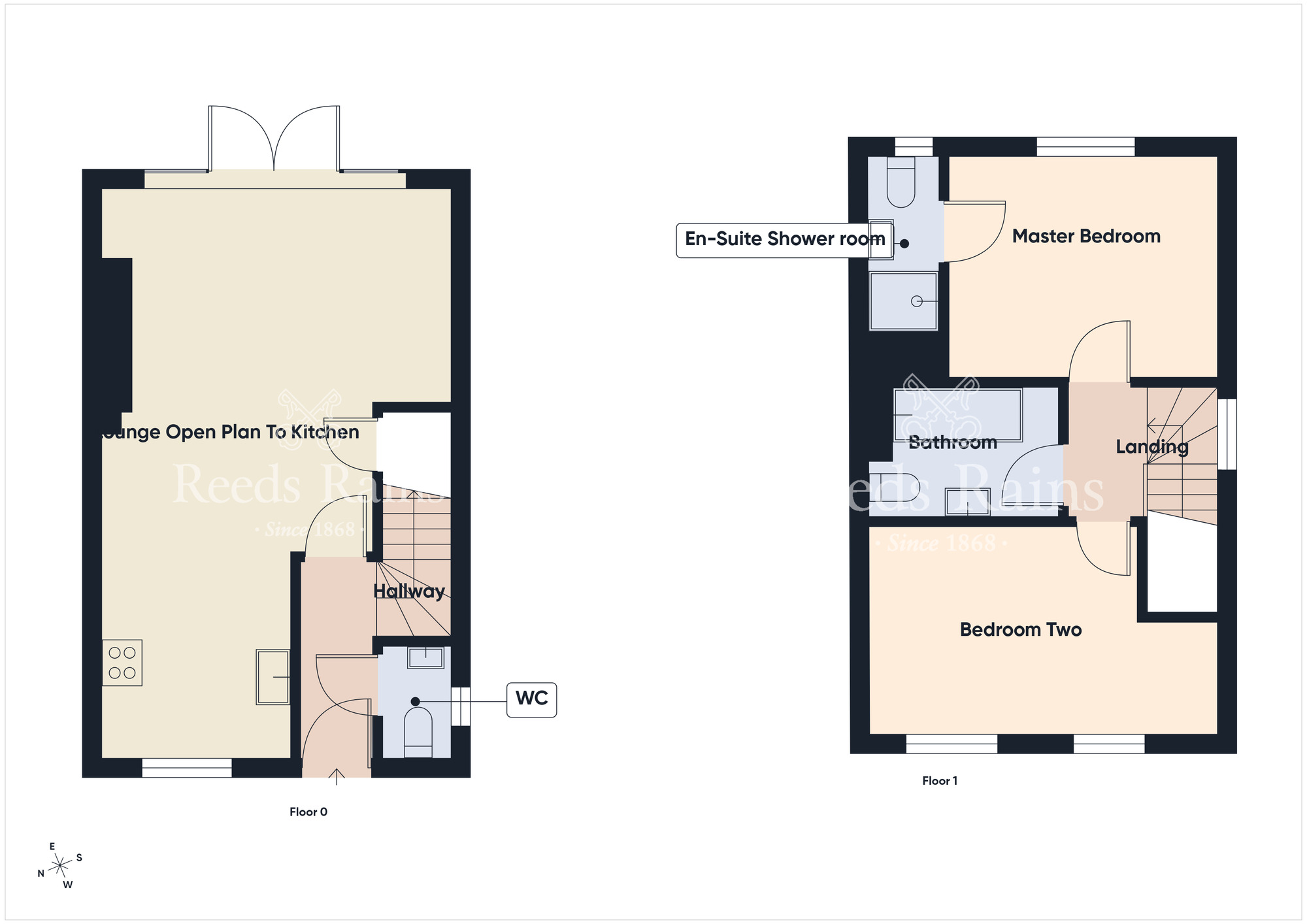 Floorplan of 2 bedroom Semi Detached House for sale, Coopers Mill Avenue, Dundonald, County Down, BT16