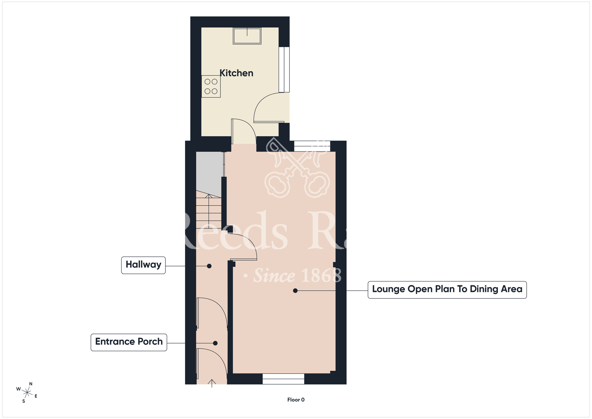 Floorplan of 2 bedroom Mid Terrace House for sale, Chobham Street, Belfast, County Antrim, BT5