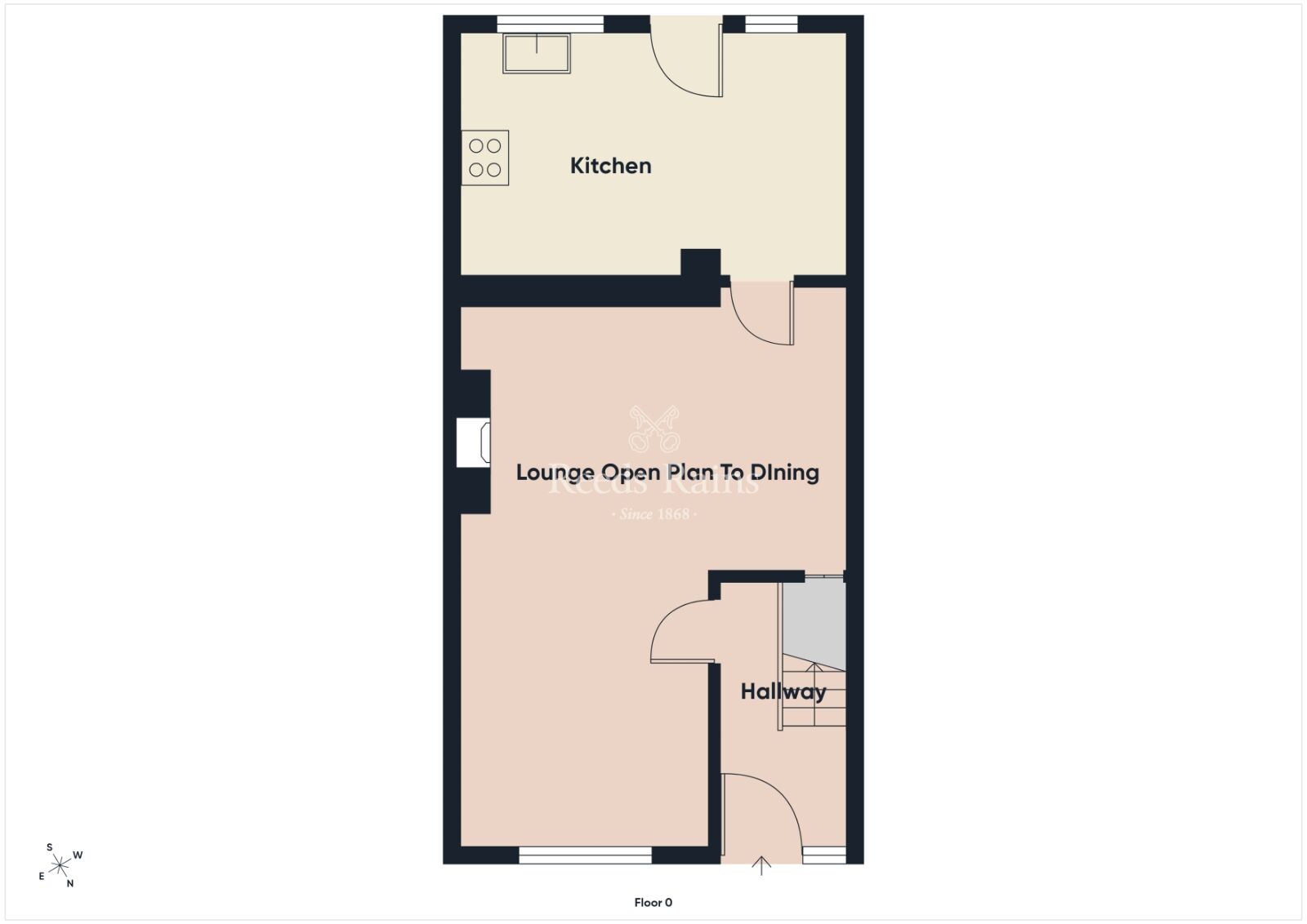 Floorplan of 3 bedroom Mid Terrace House for sale, Larkfield Road, Belfast, County Antrim, BT4