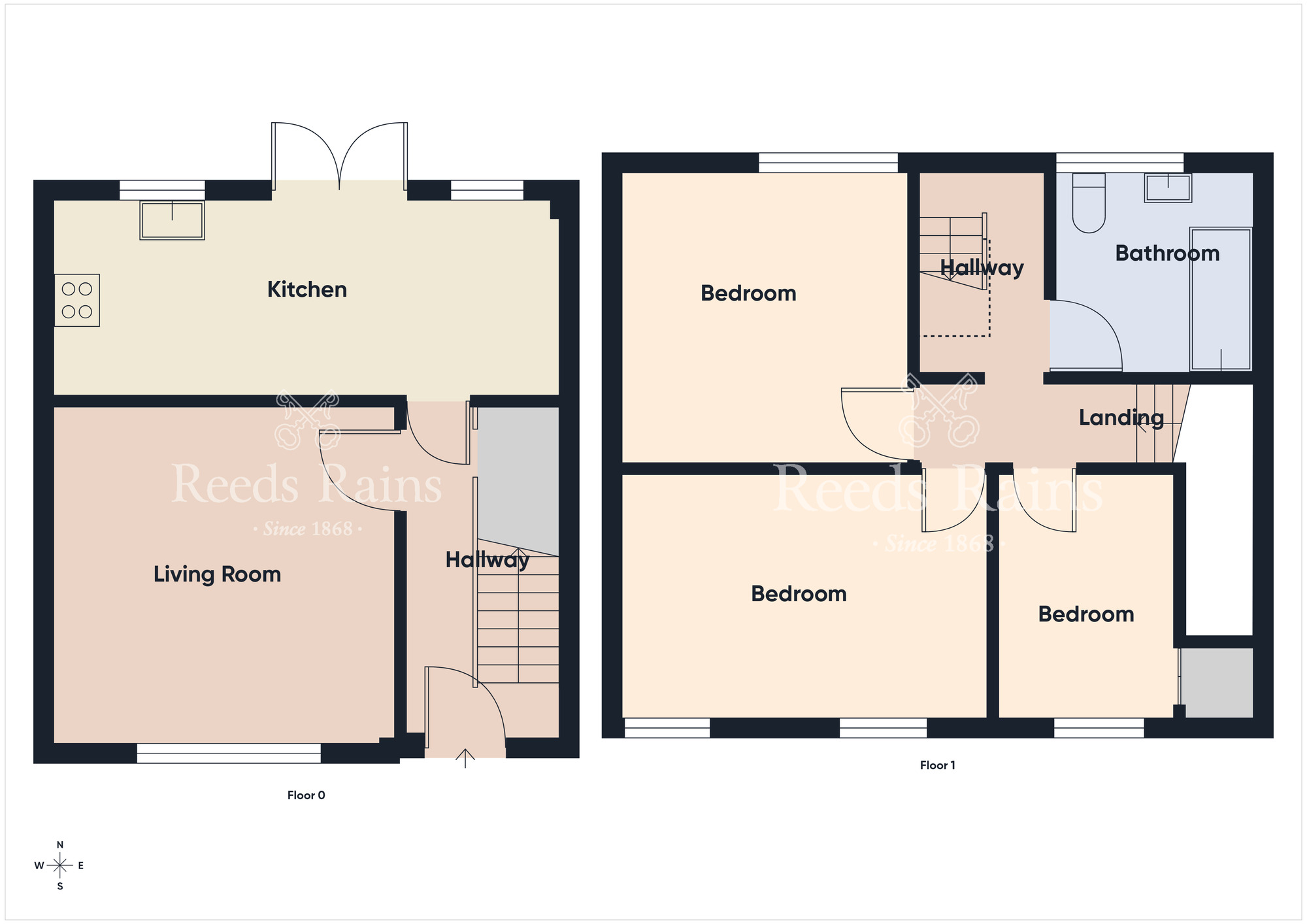 Floorplan of 3 bedroom Mid Terrace House for sale, Clonduff Drive, Belfast, County Antrim, BT6