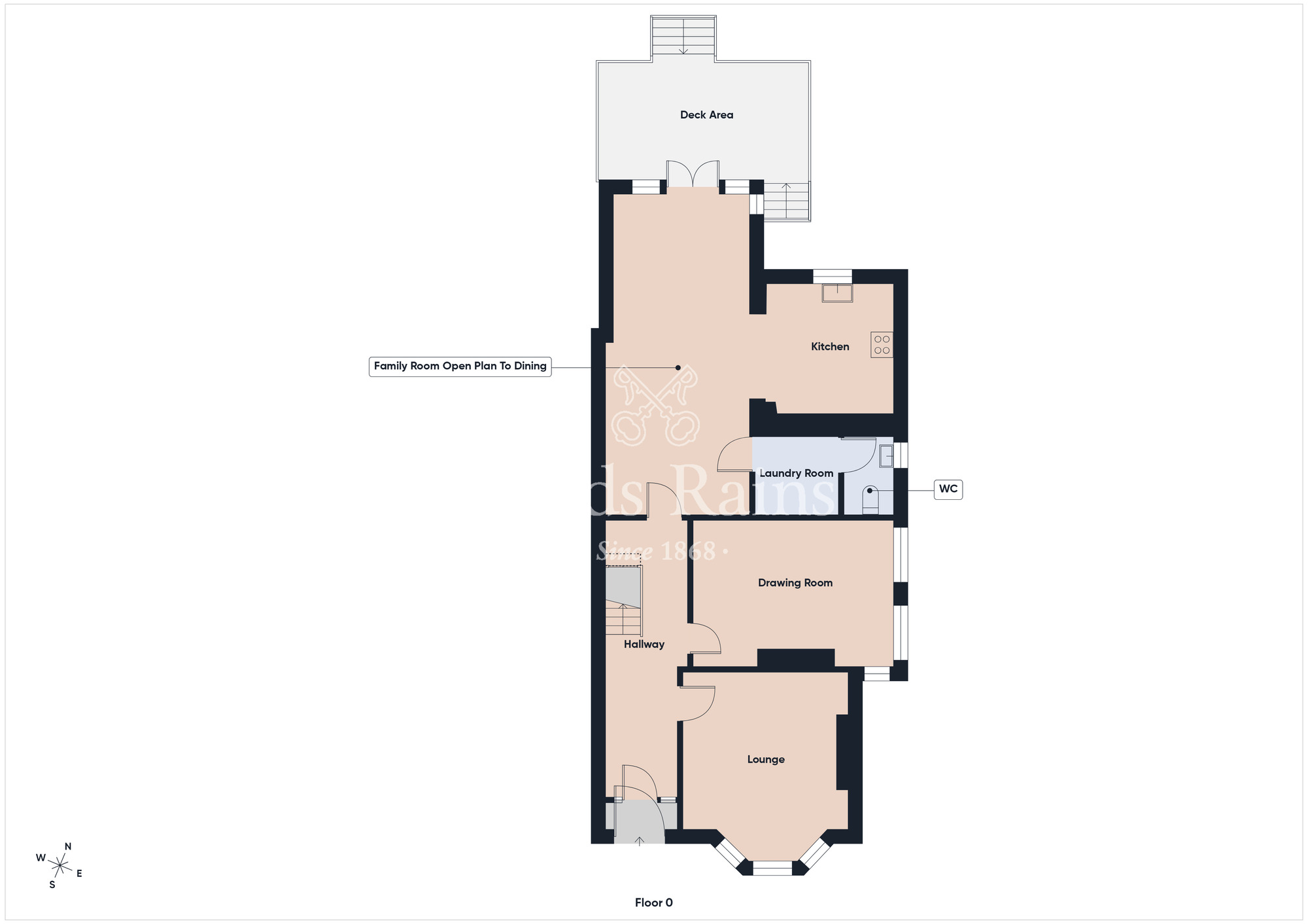 Floorplan of 4 bedroom Semi Detached House for sale, North Road, Belfast, County Antrim, BT5