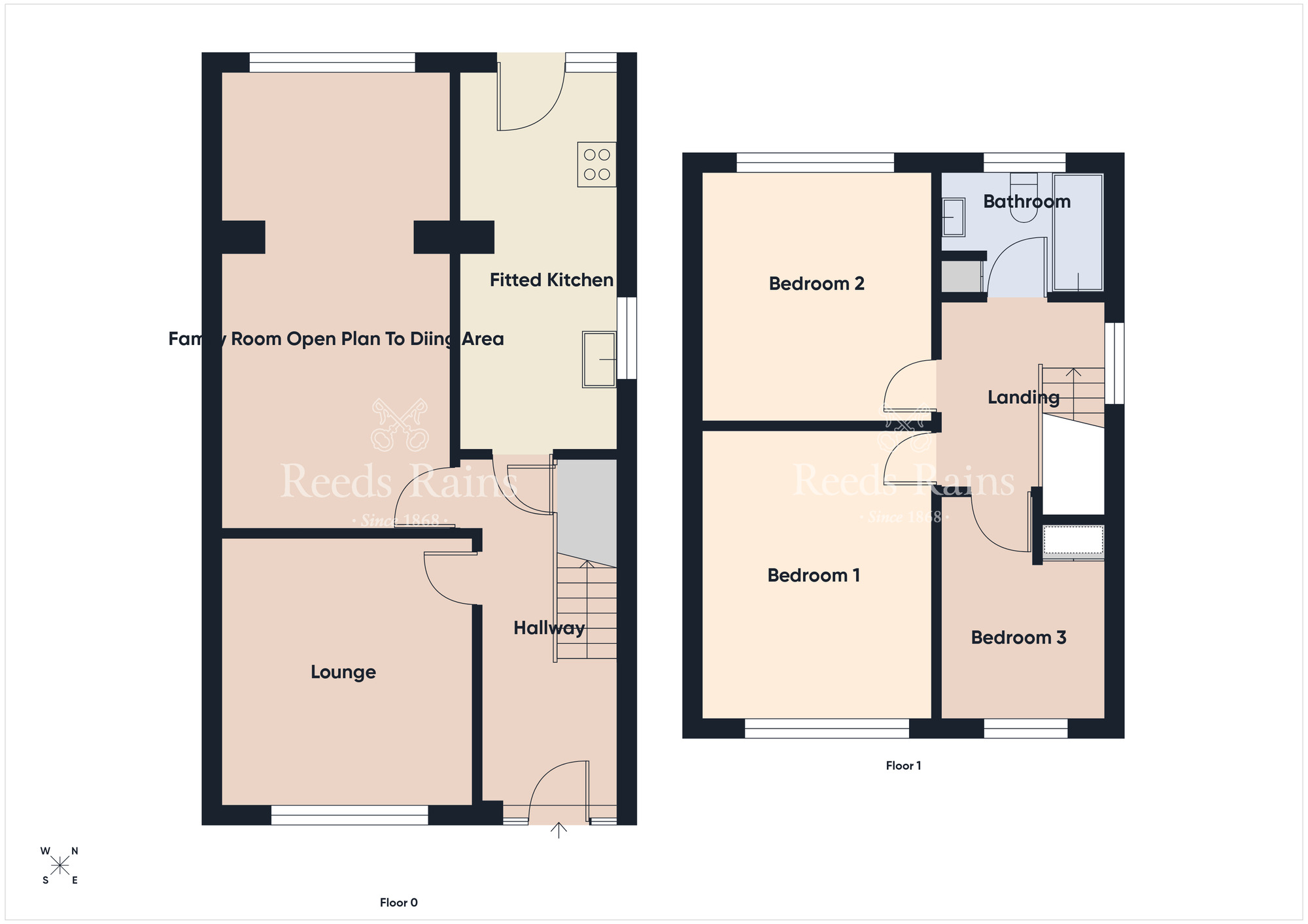 Floorplan of 3 bedroom Detached House for sale, Sandhill Parade, Belfast, County Antrim, BT5