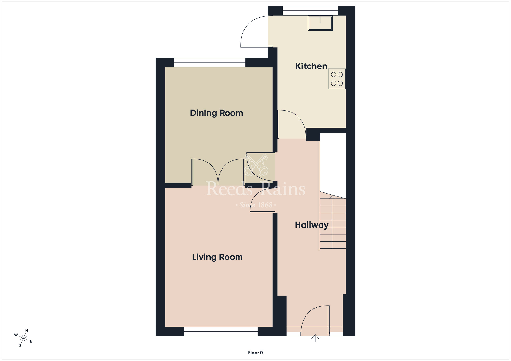 Floorplan of 3 bedroom Semi Detached House for sale, Orangefield Drive, Belfast, County Antrim, BT5