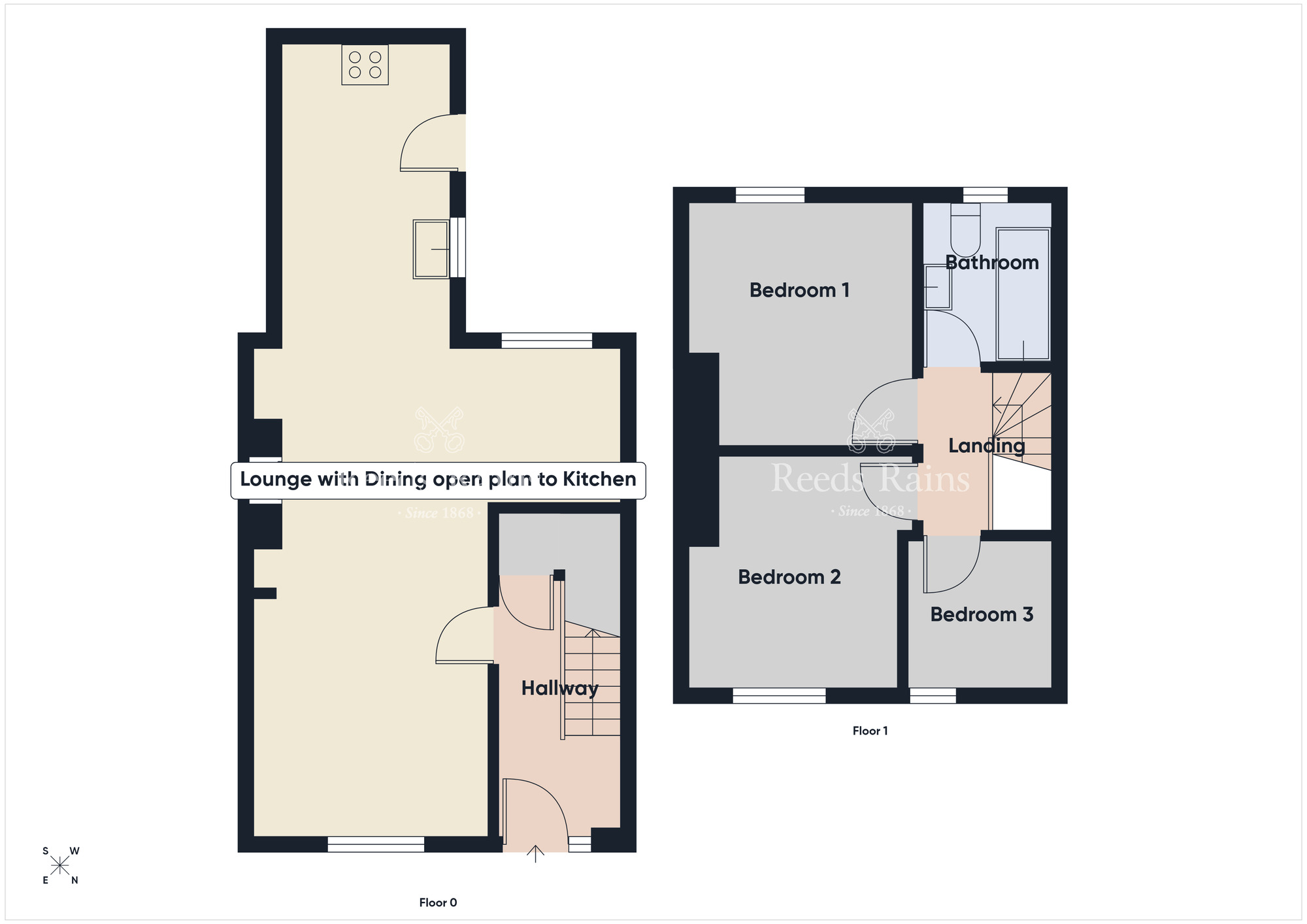 Floorplan of 3 bedroom Mid Terrace House for sale, Greenville Road, Belfast, County Antrim, BT5