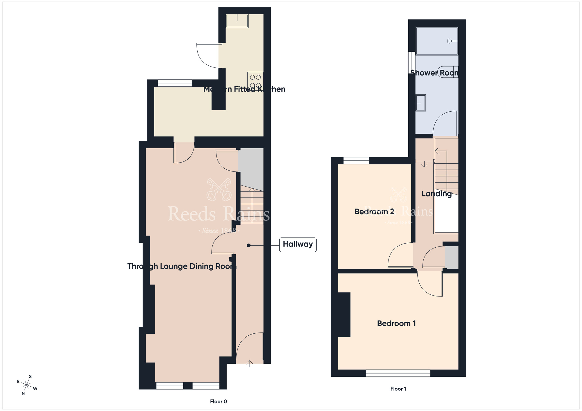 Floorplan of 2 bedroom Mid Terrace House for sale, Portallo Street, Belfast, County Antrim, BT6