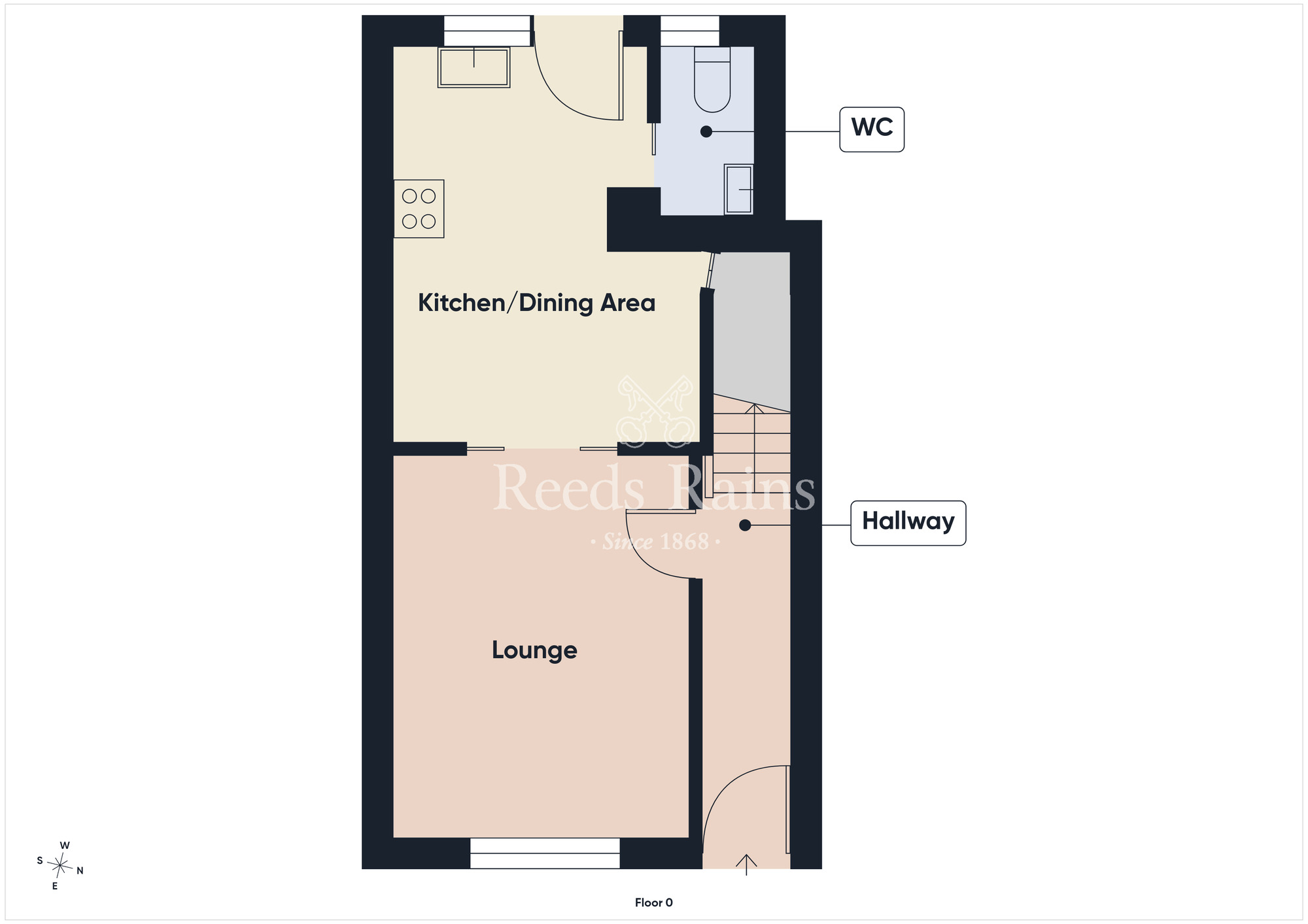 Floorplan of 3 bedroom End Terrace House for sale, Hillview Avenue, Belfast, County Antrim, BT5