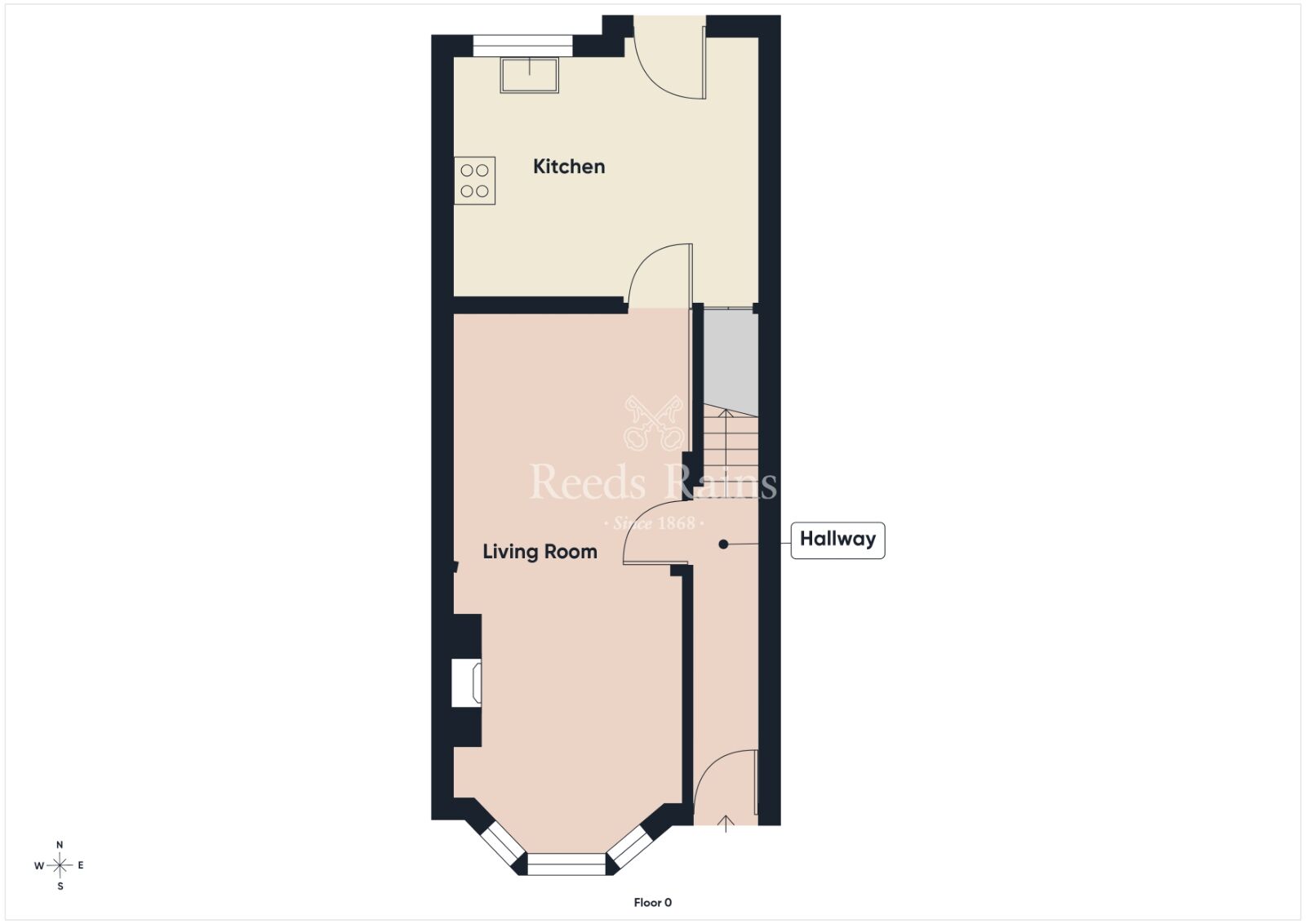 Floorplan of 3 bedroom Mid Terrace House for sale, Willowholme Street, Cregagh Road, Belfast, BT6
