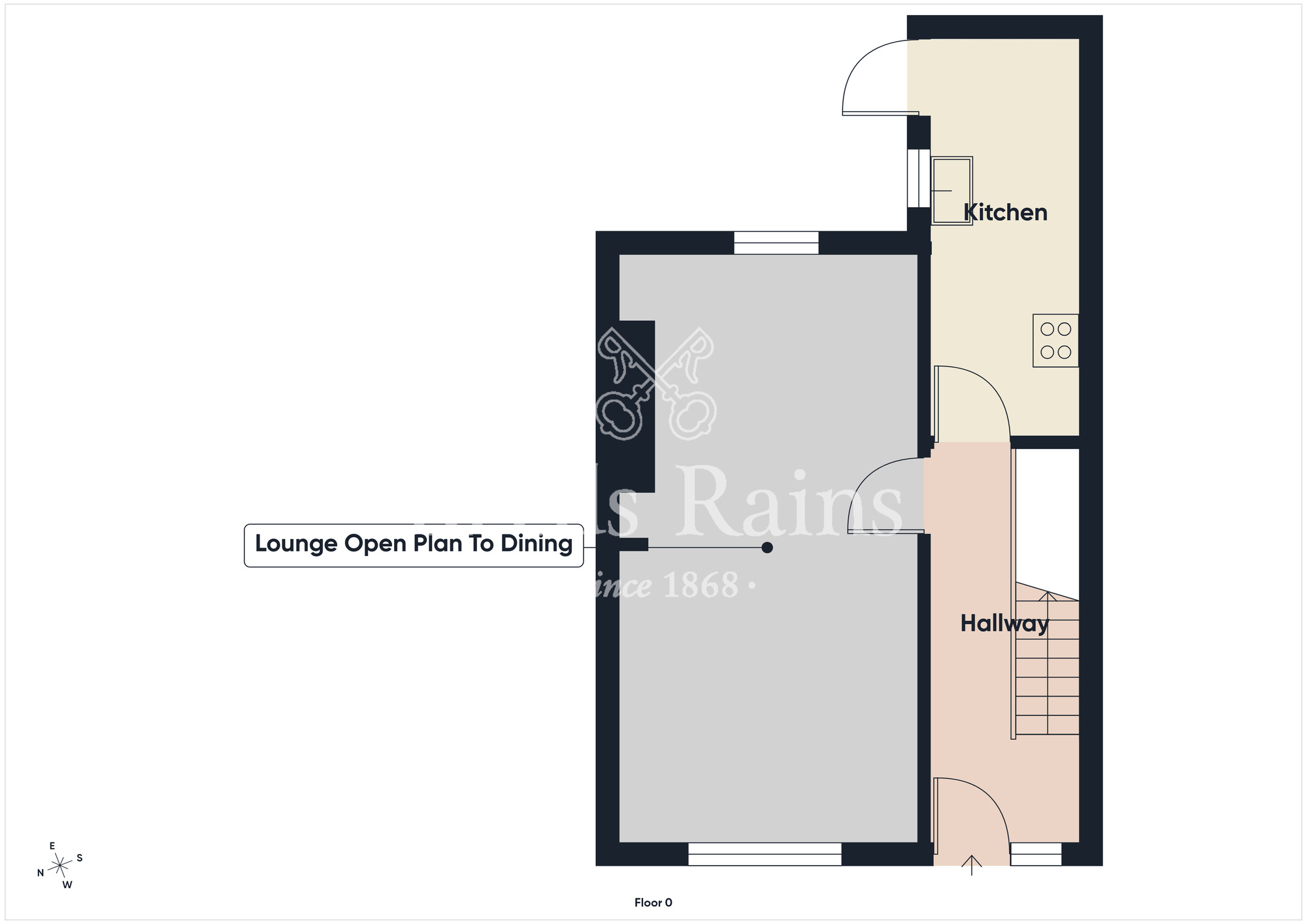Floorplan of 3 bedroom Mid Terrace House for sale, Sefton Park, Belfast, County Antrim, BT4
