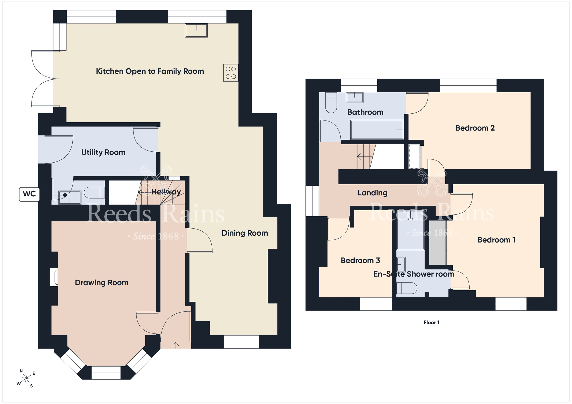 Floorplan of 3 bedroom Semi Detached House for sale, Massey Avenue, Belfast, County Antrim, BT4