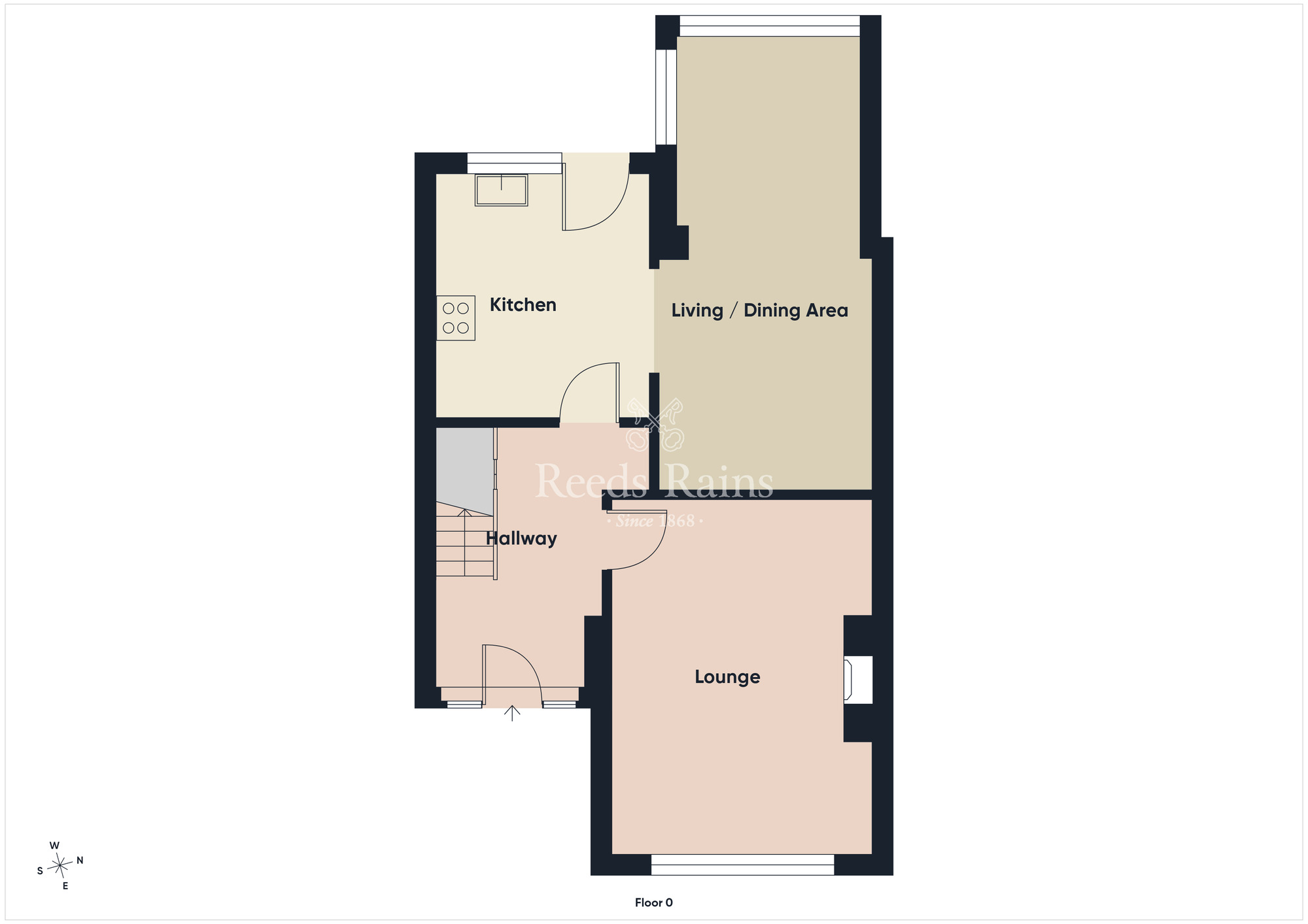 Floorplan of 3 bedroom Semi Detached House for sale, Glenview Gardens, Belfast, County Antrim, BT5