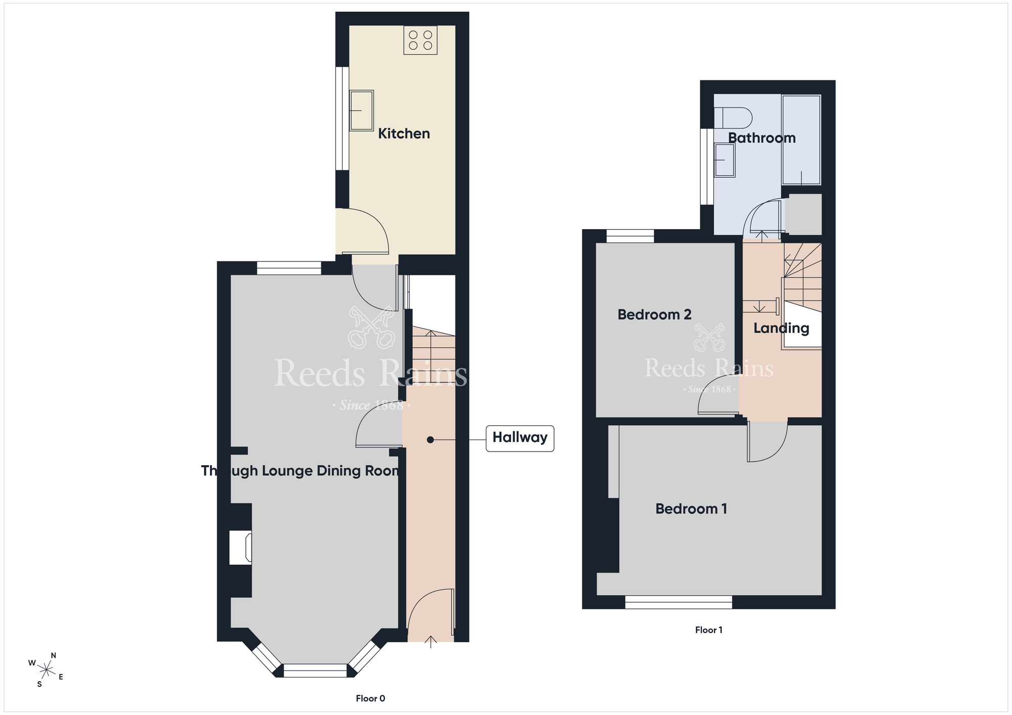 Floorplan of 2 bedroom Mid Terrace House for sale, Moorgate Street, Belfast, County Antrim, BT5