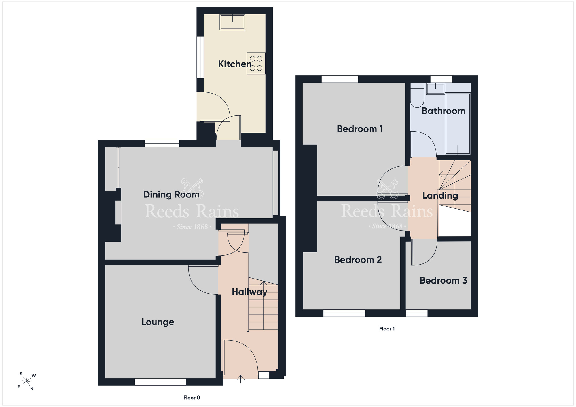 Floorplan of 3 bedroom Semi Detached House for sale, Greenville Road, Belfast, County Antrim, BT5