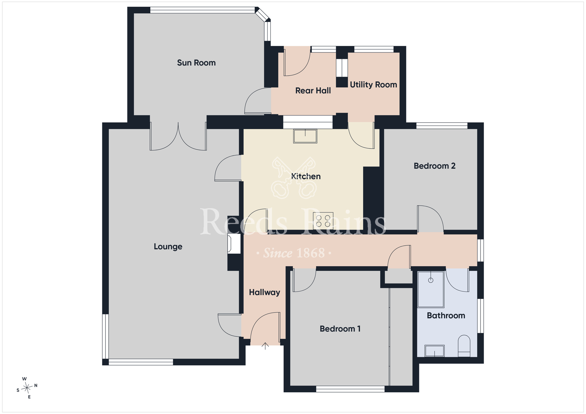 Floorplan of 2 bedroom Detached Bungalow for sale, Westland Drive, Newtownards, County Down, BT23