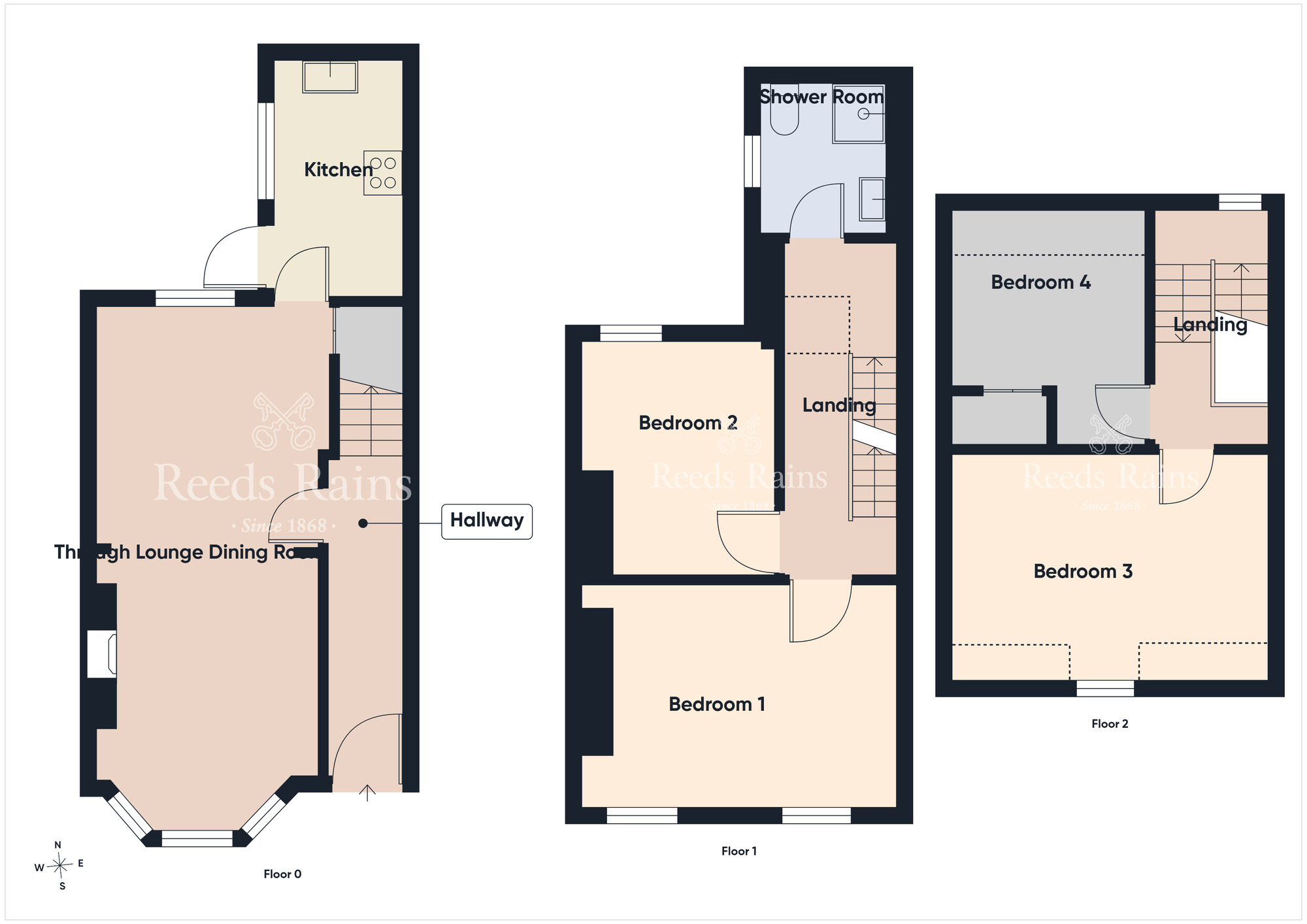 Floorplan of 4 bedroom Mid Terrace House for sale, Willowholme Street, Belfast, County Antrim, BT6