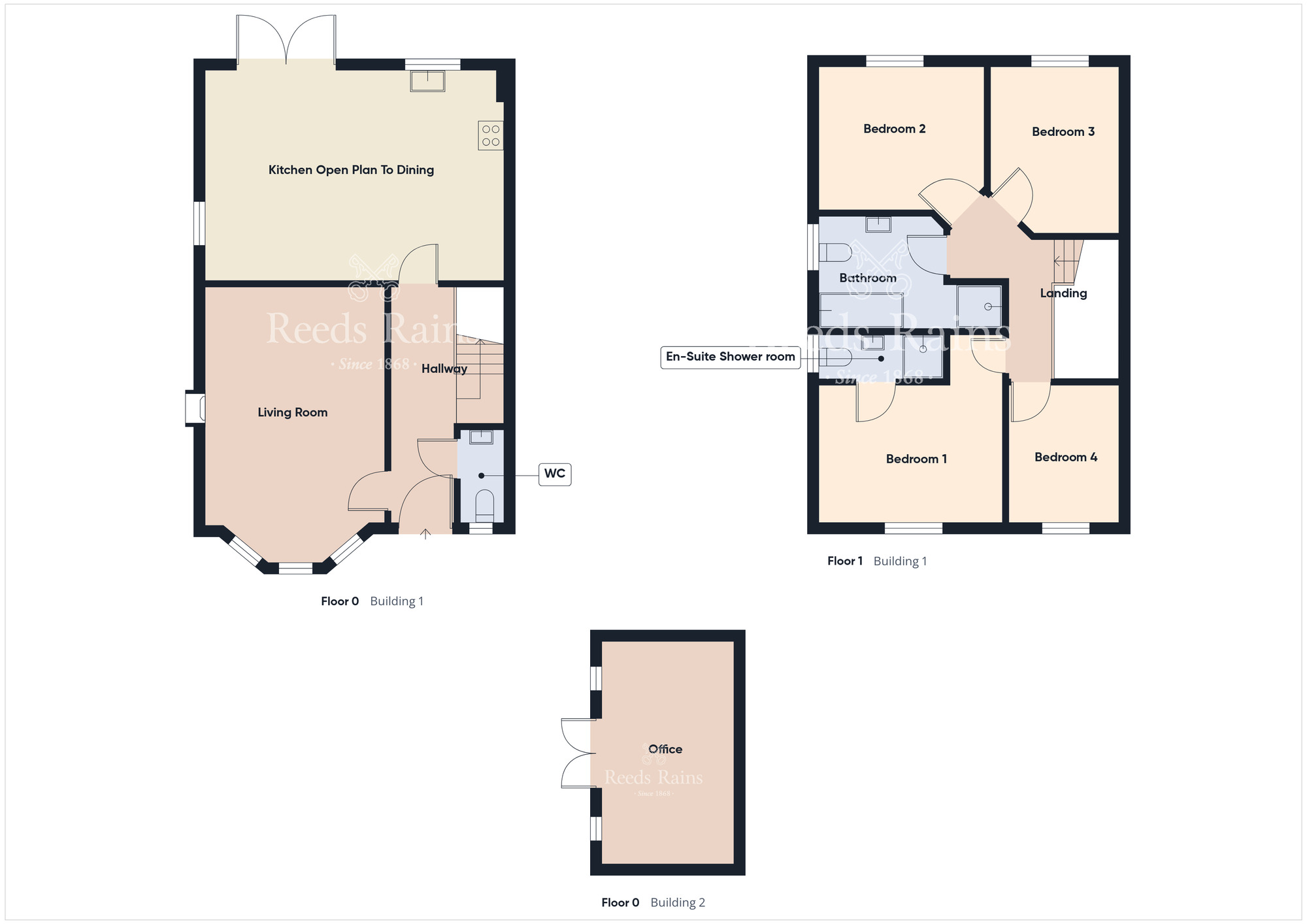 Floorplan of 4 bedroom Semi Detached House for sale, Castlegowan Road, Belfast, County Antrim, BT5