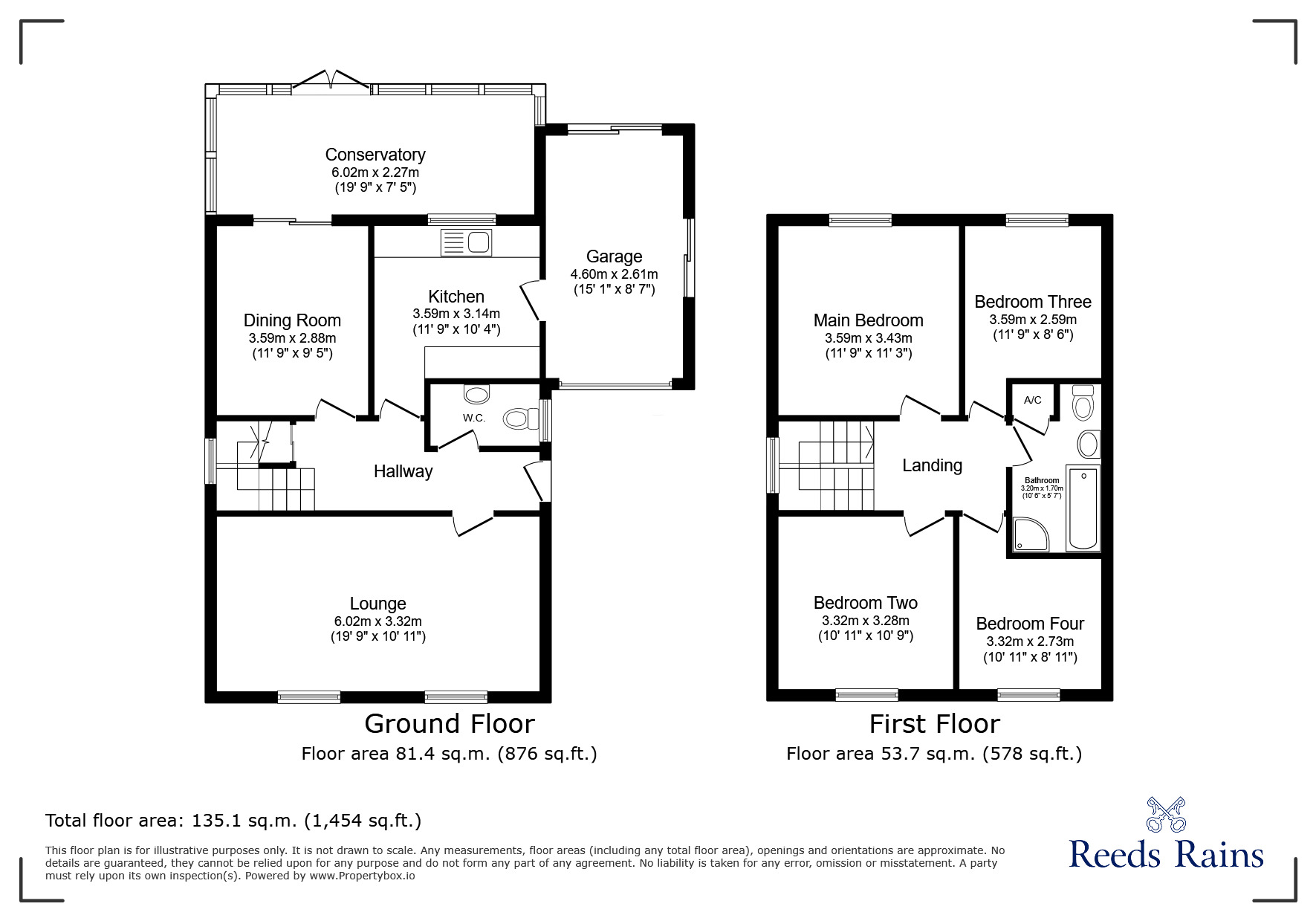 Floorplan of 4 bedroom Detached House for sale, Carr Meadow, Bamber Bridge, Preston, PR5