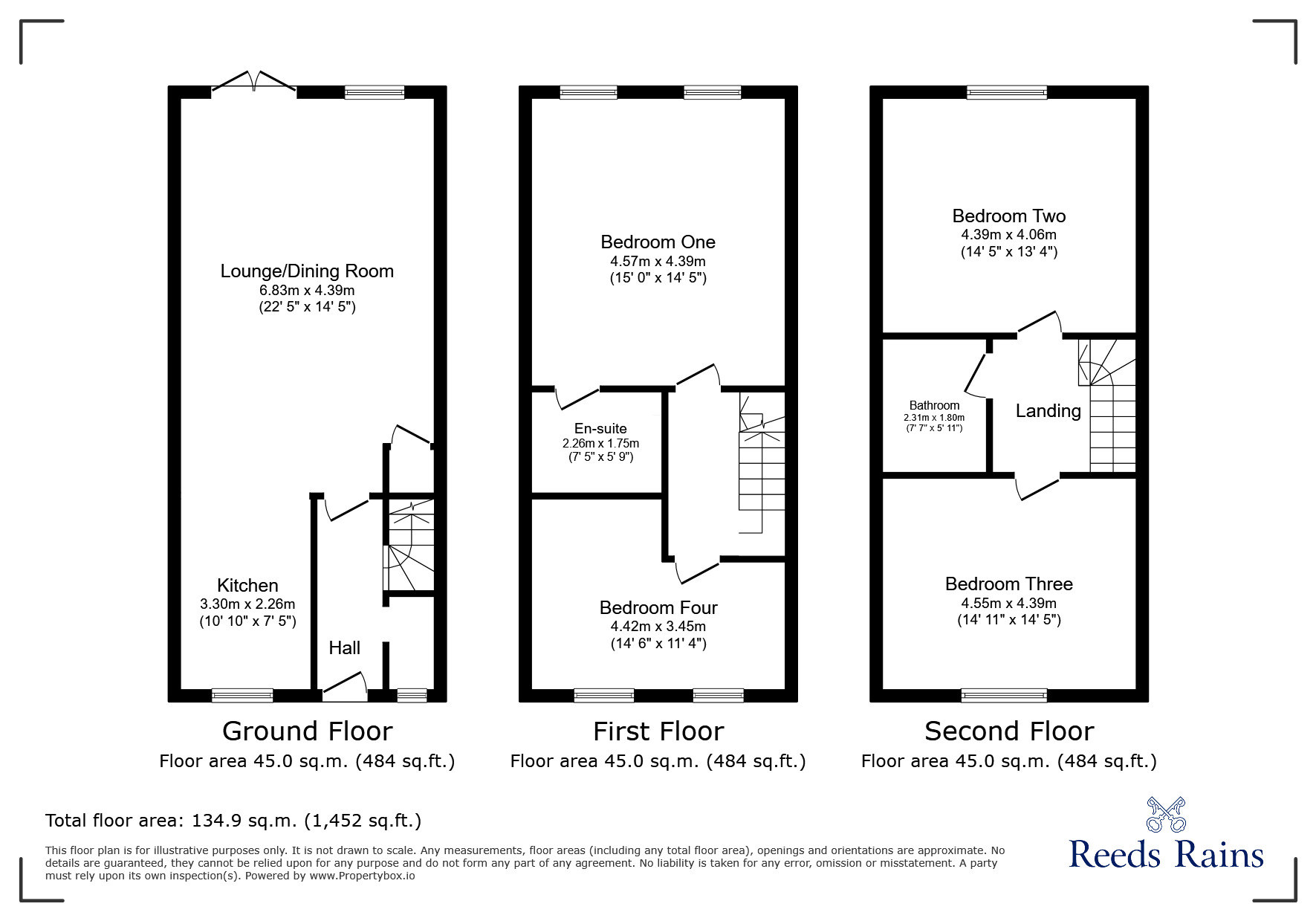 Floorplan of 4 bedroom Mid Terrace House for sale, Church Mews, Bamber Bridge, Preston, PR5
