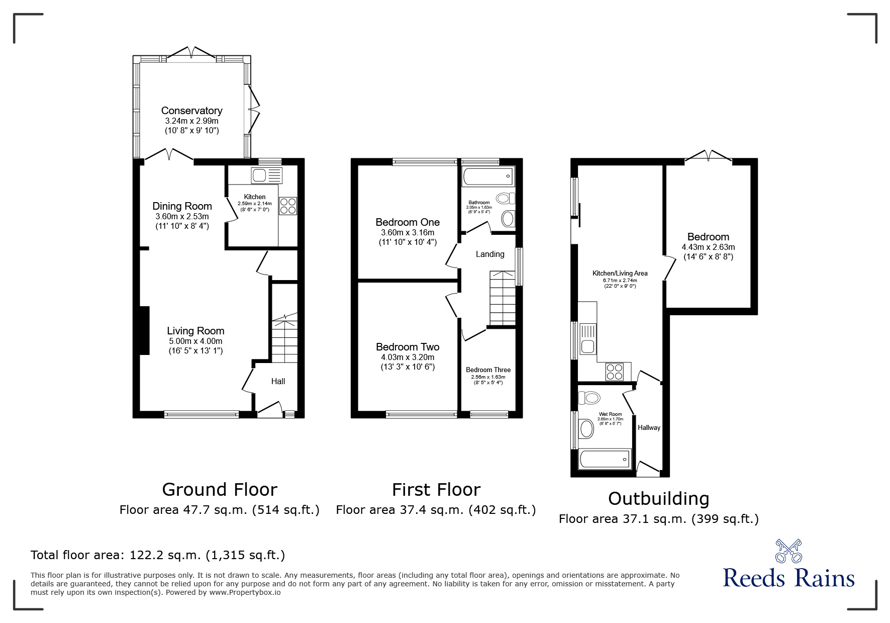 Floorplan of 4 bedroom Semi Detached House for sale, Westfield, Lostock Hall, Lancashire, PR5