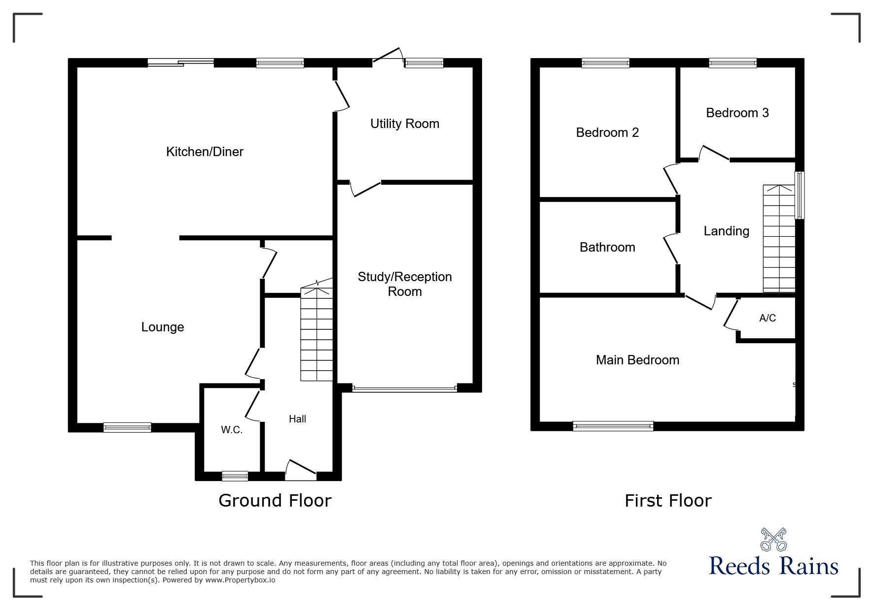 Floorplan of 3 bedroom Link Detached House for sale, Mallards Walk, Clayton-Le-Woods, Lancashire, PR5