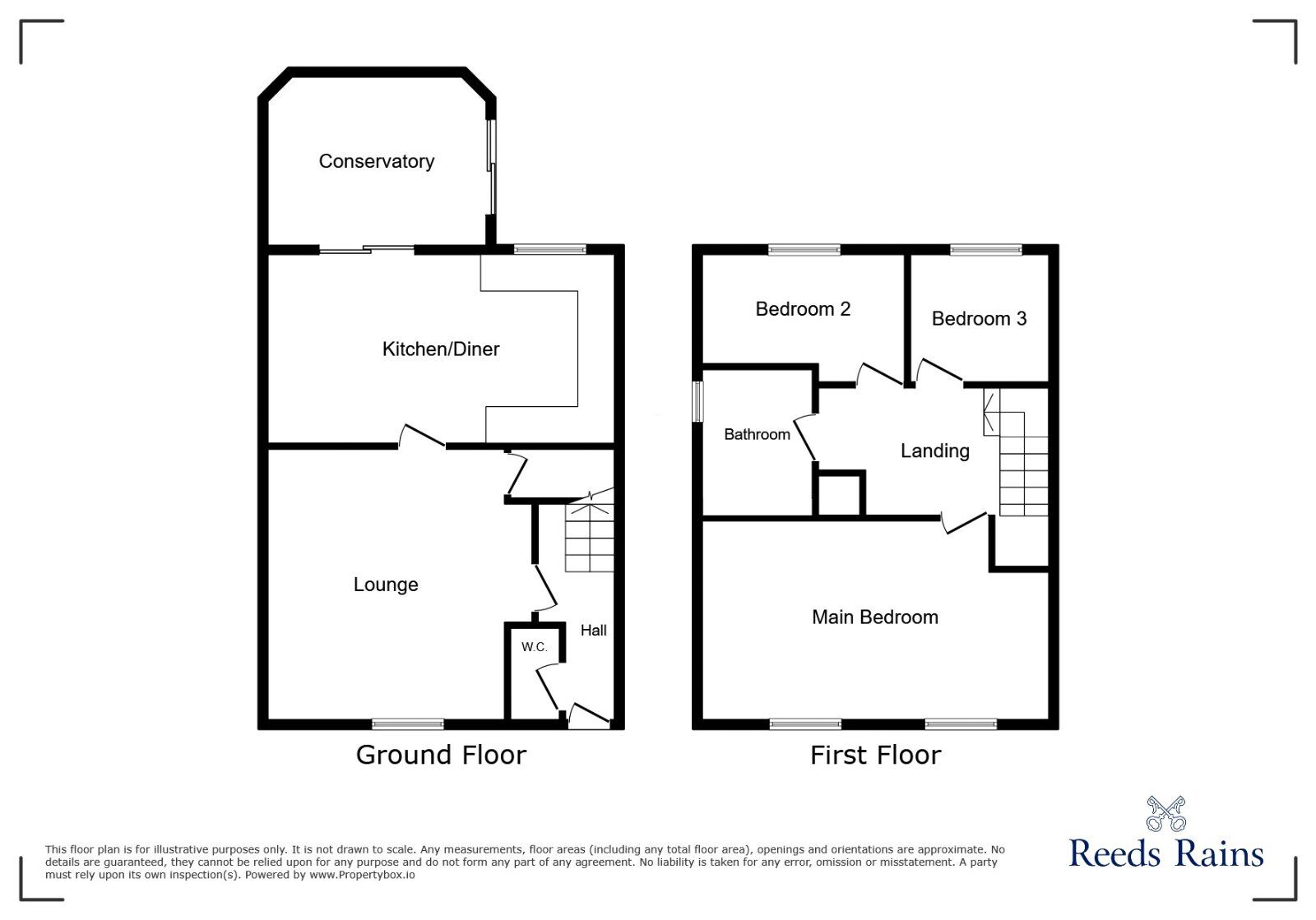Floorplan of 3 bedroom Detached House to rent, Ilway, Walton-le-Dale, Lancashire, PR5