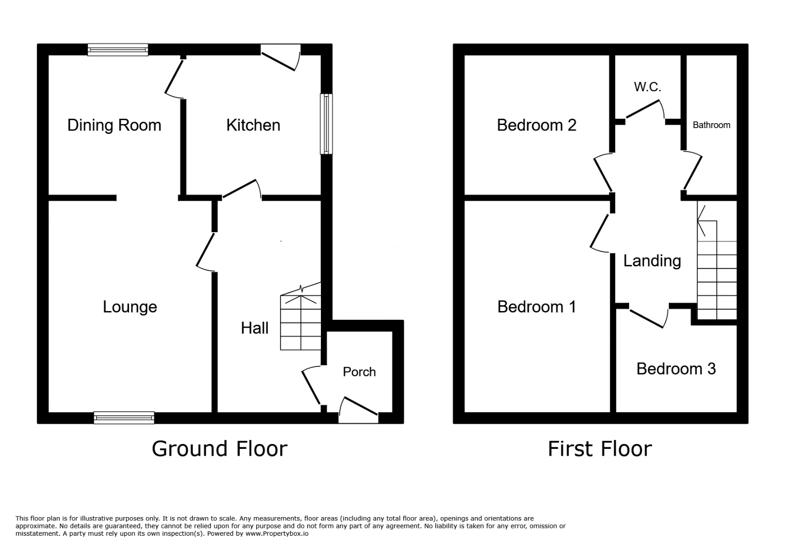 Floorplan of 3 bedroom Detached House to rent, Coniston Drive, Walton-le-Dale, Lancashire, PR5