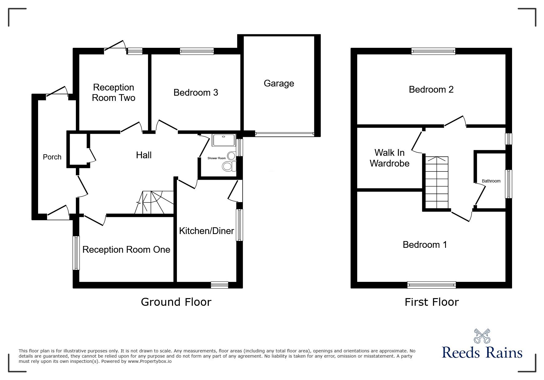 Floorplan of 3 bedroom Detached House for sale, Cooper Hill Drive, Walton-le-Dale, Lancashire, PR5