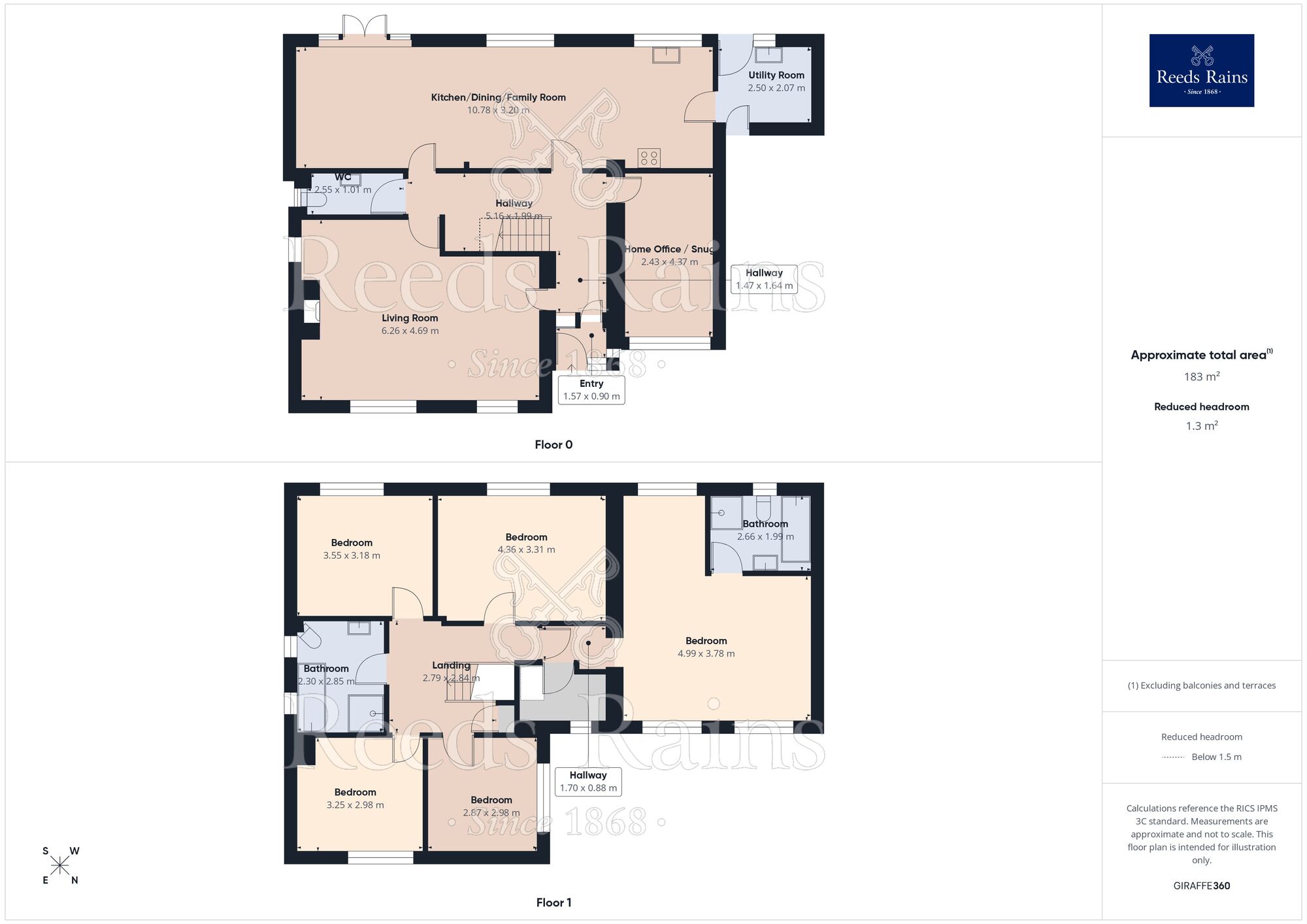 Floorplan of 5 bedroom Detached House for sale, Valley View, Walton-le-Dale, Lancashire, PR5