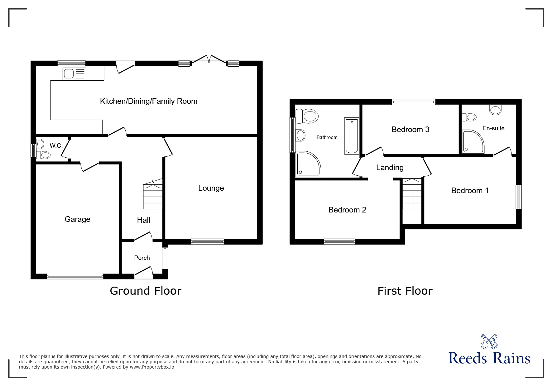 Floorplan of 3 bedroom Detached House for sale, Westfield Drive, Hoghton, Lancashire, PR5