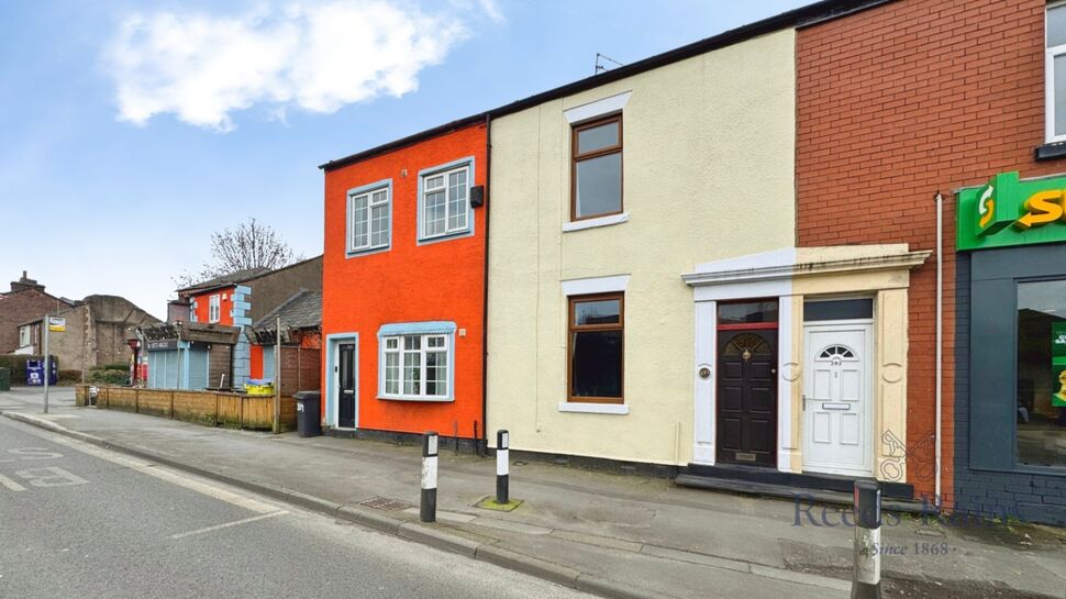 Main image of 2 bedroom Mid Terrace House for sale, Station Road, Bamber Bridge, Lancashire, PR5