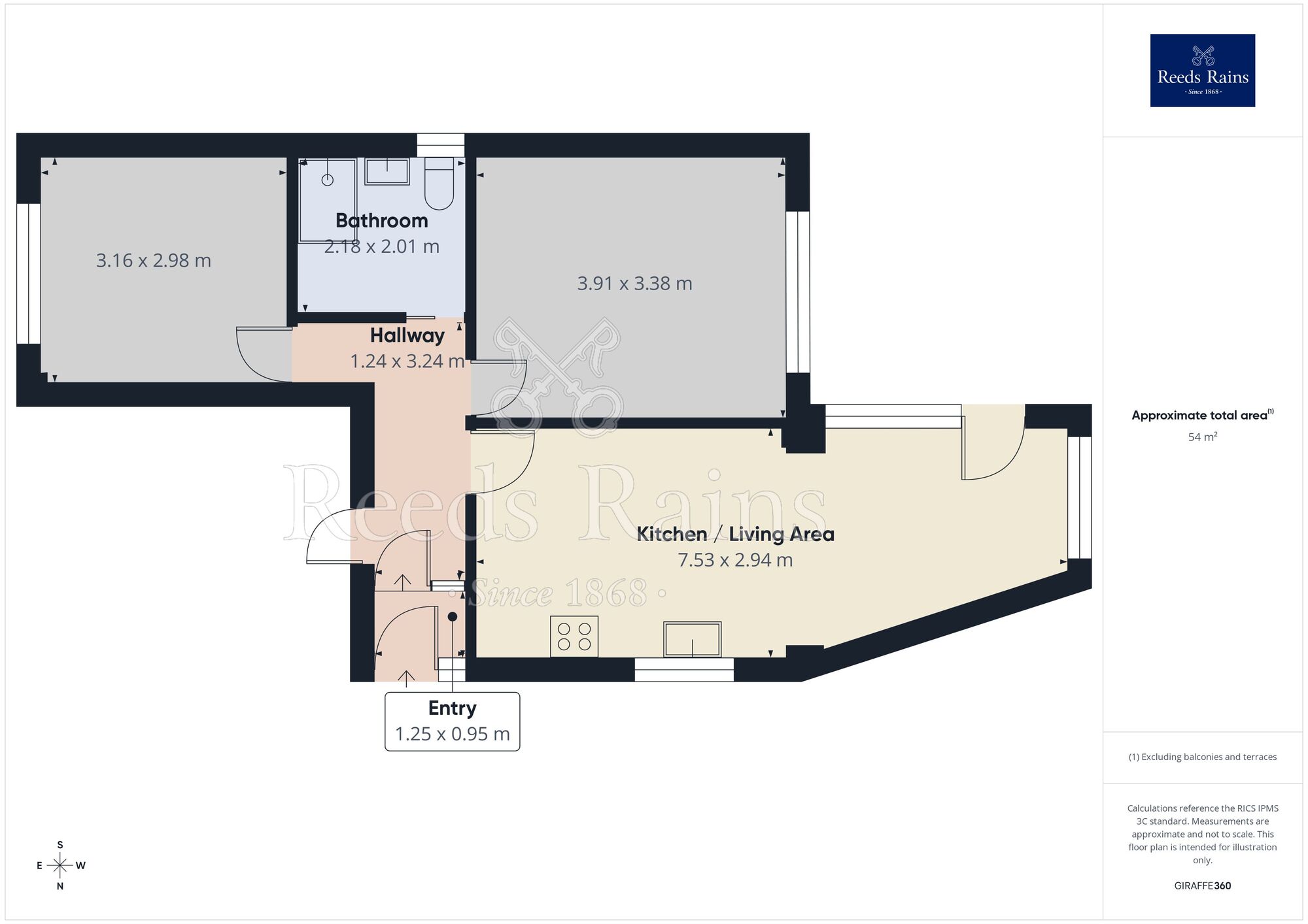 Floorplan of 2 bedroom Detached Bungalow for sale, Duddle Lane, Walton-le-Dale, Lancashire, PR5