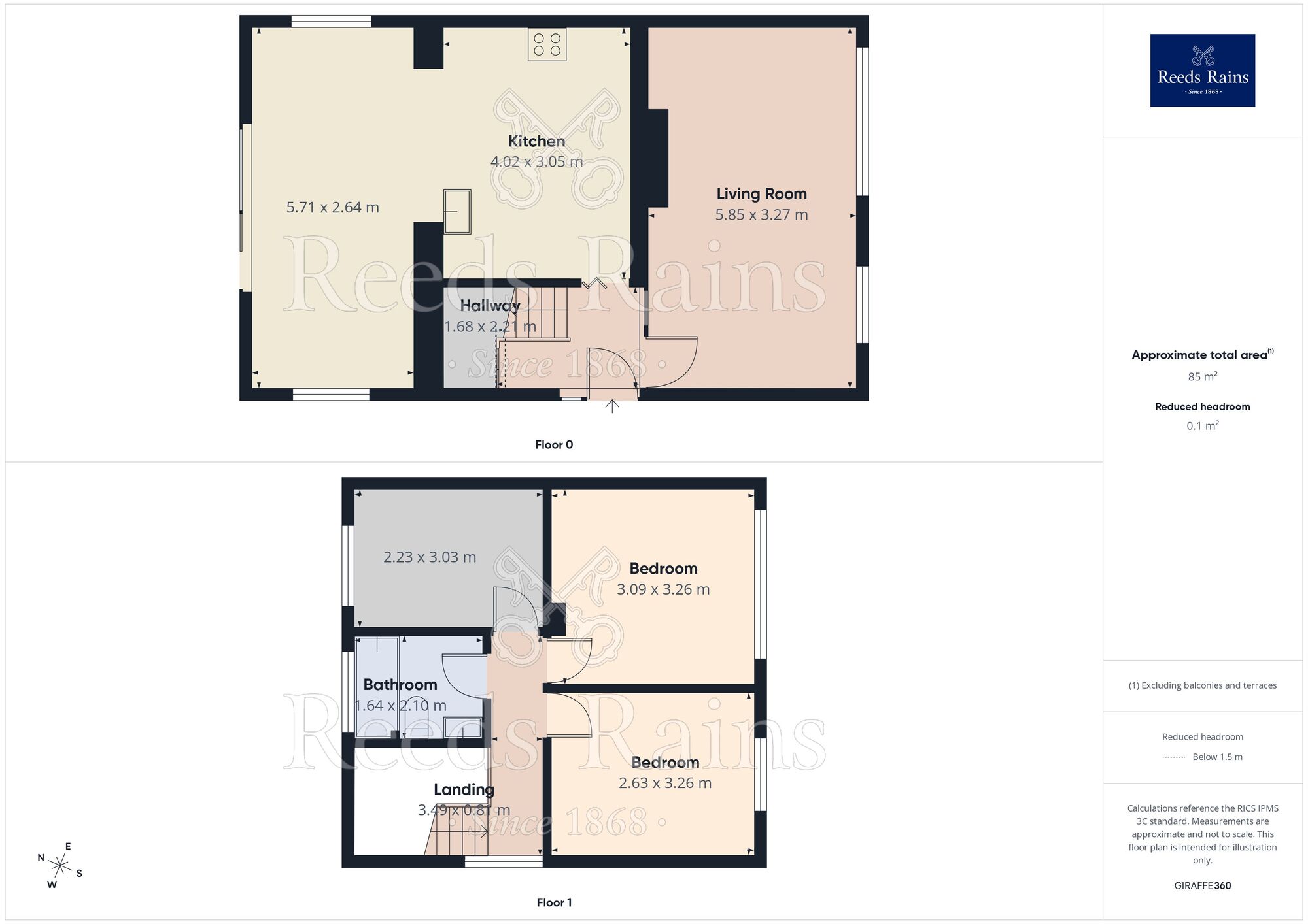 Floorplan of 3 bedroom Detached House for sale, Winster Close, Hoghton, Lancashire, PR5