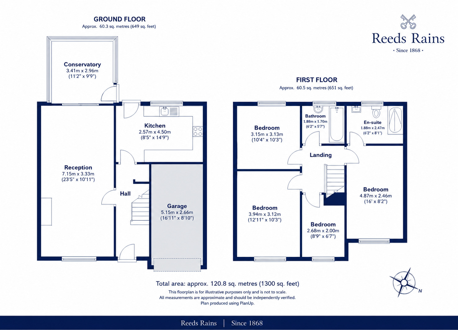 Floorplan of 4 bedroom Detached House for sale, Danes Drive, Walton-le-Dale, Lancashire, PR5