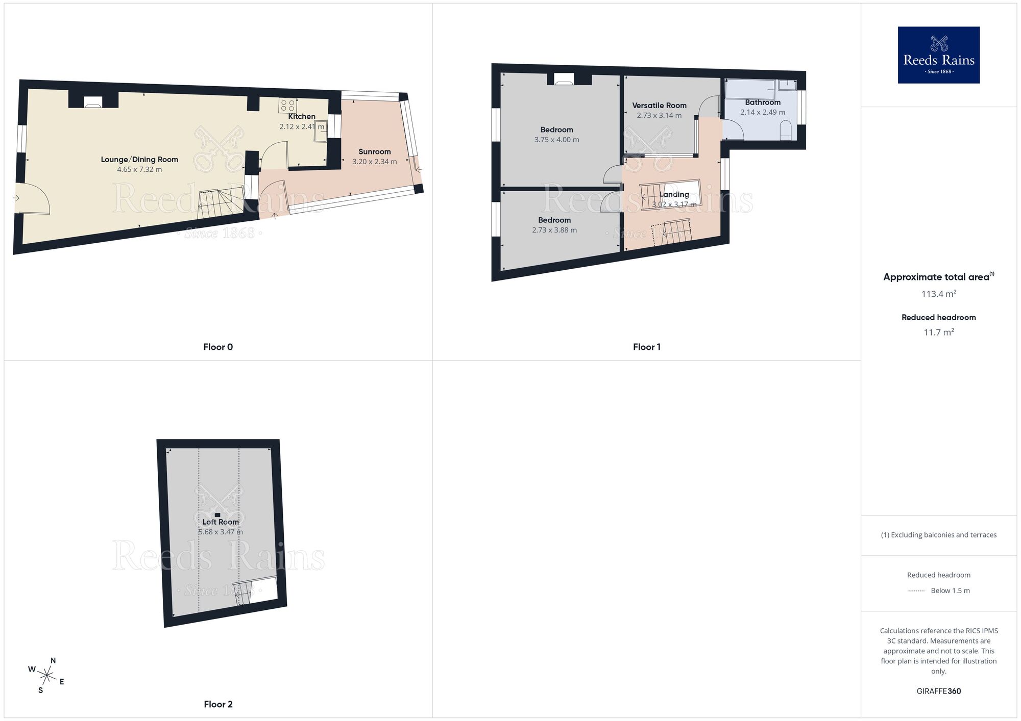 Floorplan of 2 bedroom Mid Terrace House for sale, Church Road, Bamber Bridge, Lancashire, PR5