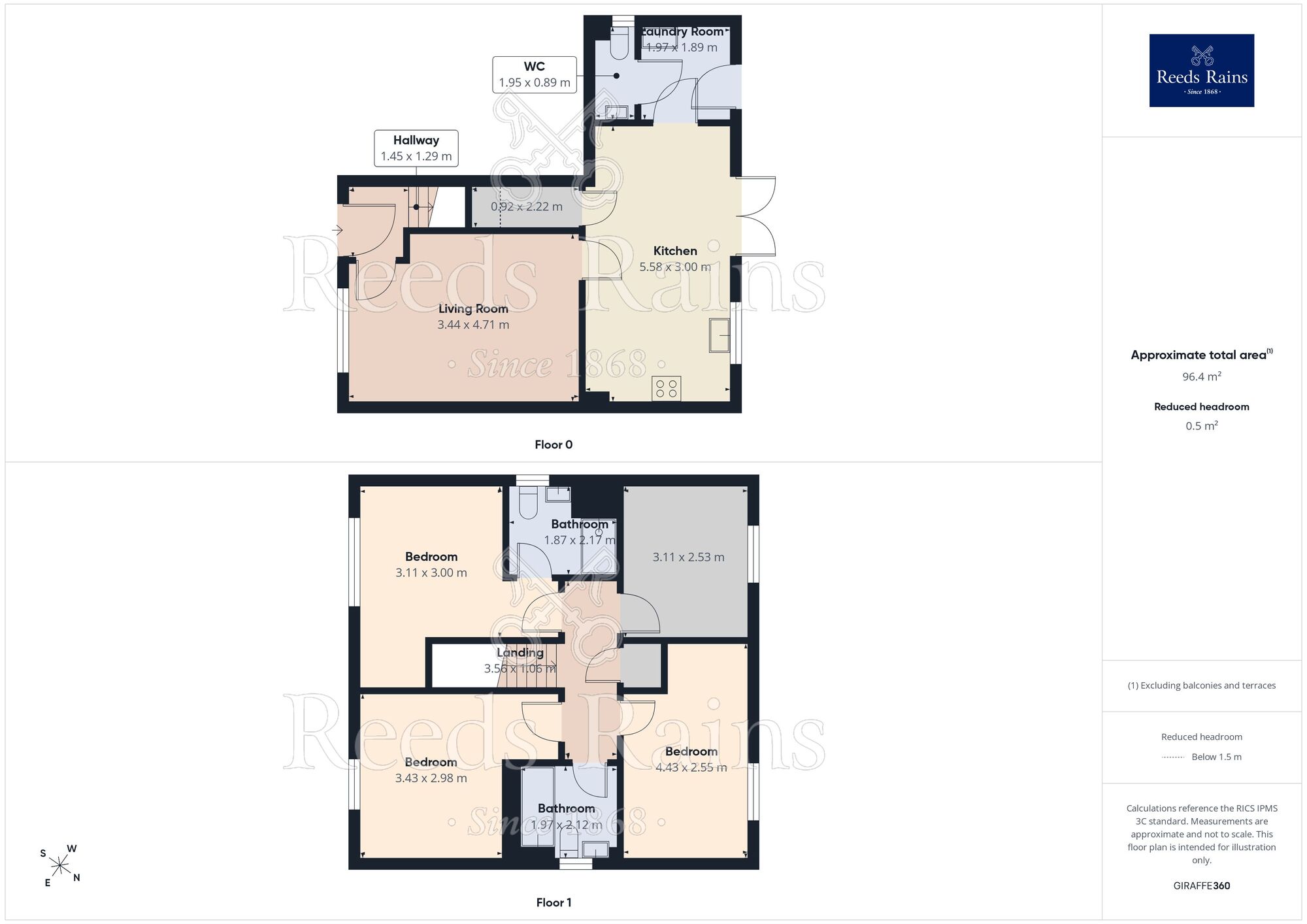 Floorplan of 4 bedroom Detached House for sale, Methuen Drive, Hoghton, Lancashire, PR5