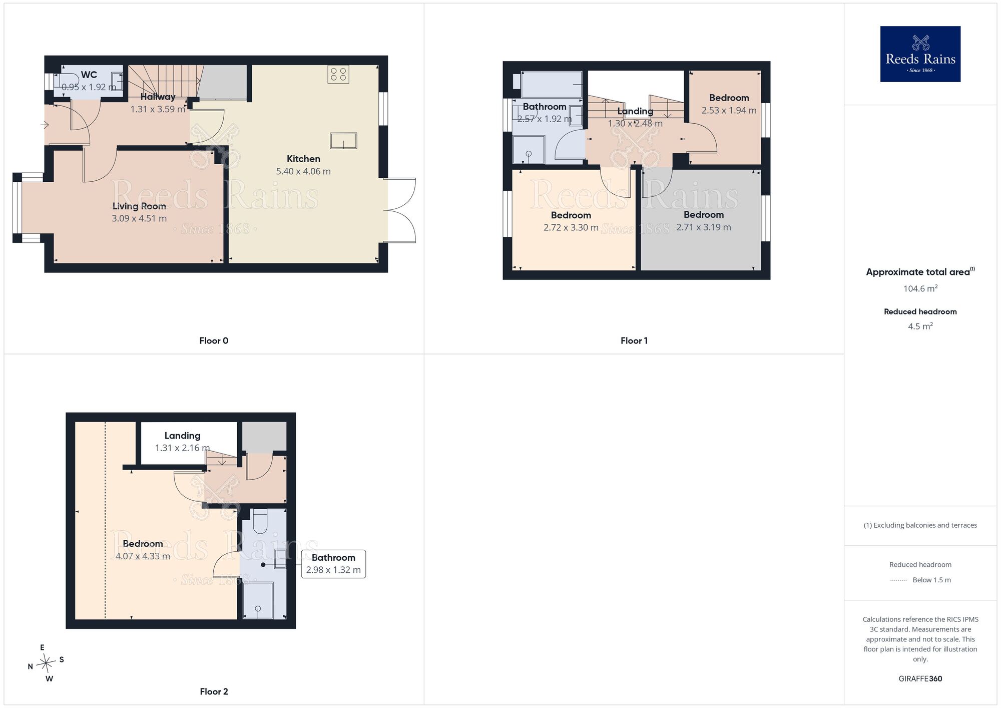 Floorplan of 4 bedroom Detached House for sale, Shuttle Road, Bamber Bridge, Lancashire, PR5