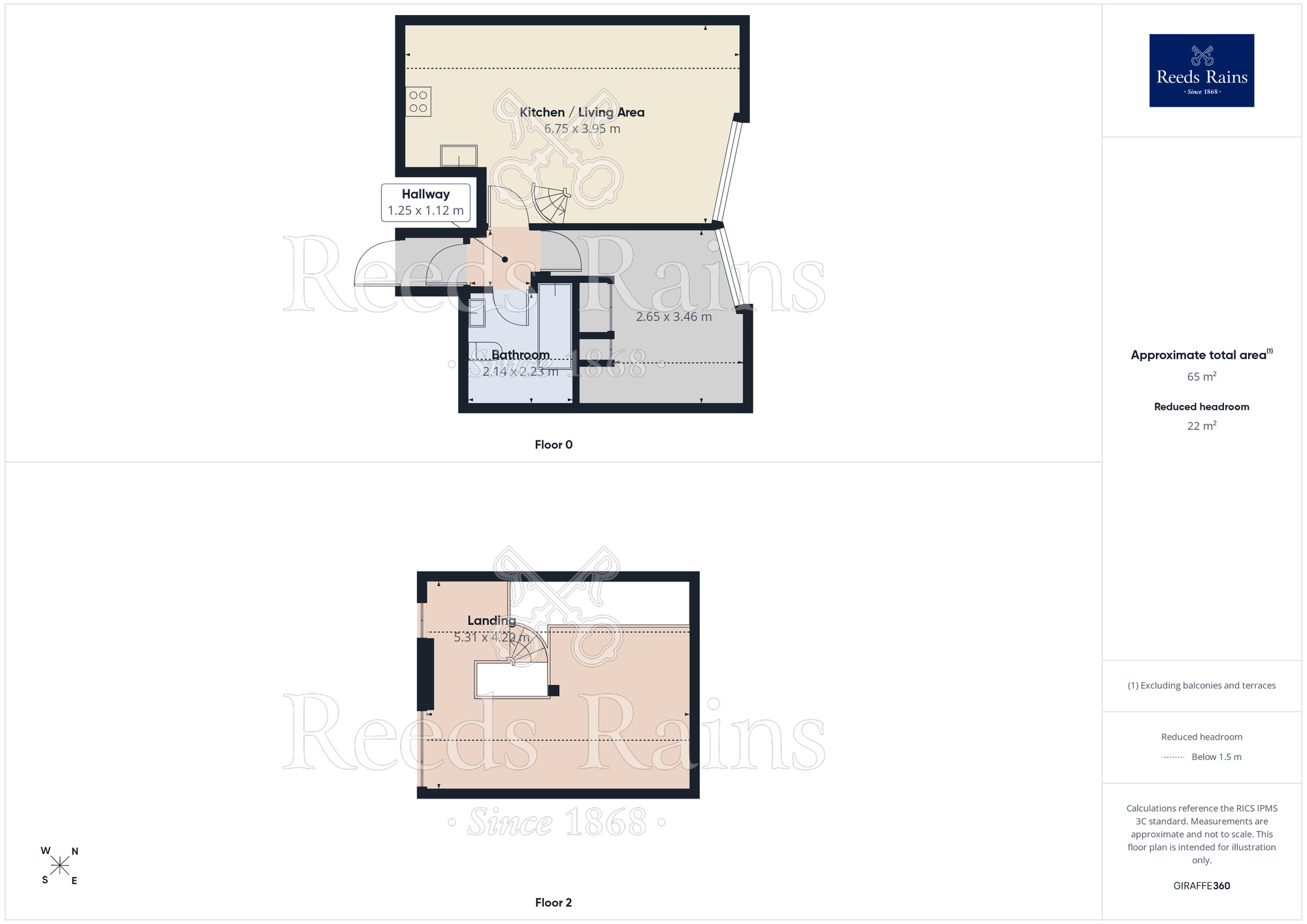 Floorplan of 2 bedroom Flat for sale, St. Marks Road, Preston, Lancashire, PR1