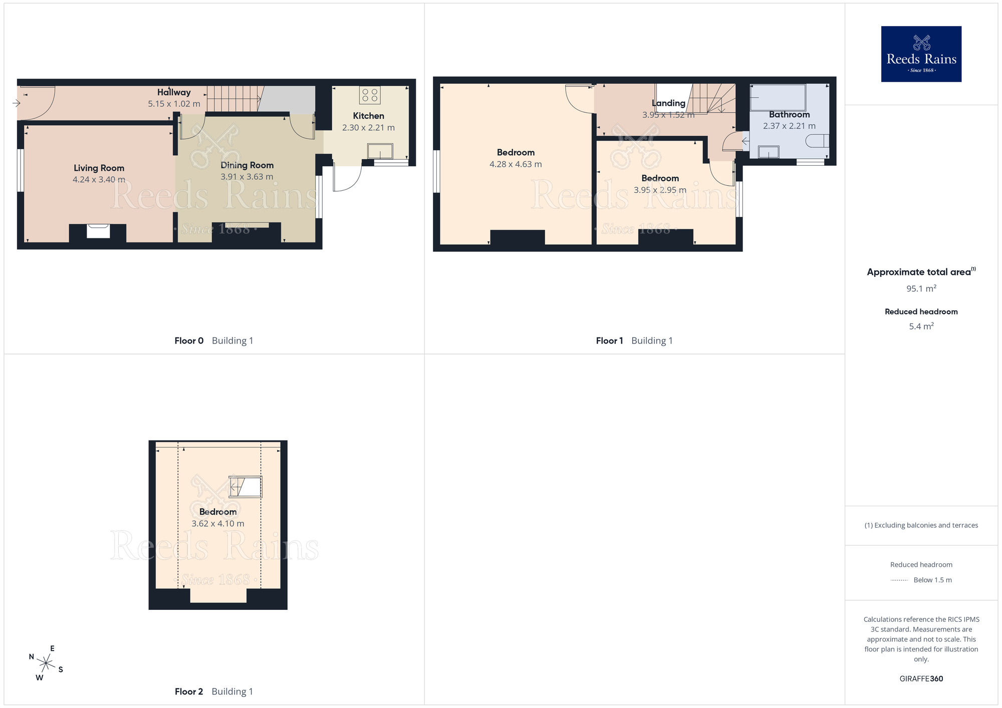Floorplan of 2 bedroom Mid Terrace House for sale, Bournes Row, Hoghton, Lancashire, PR5