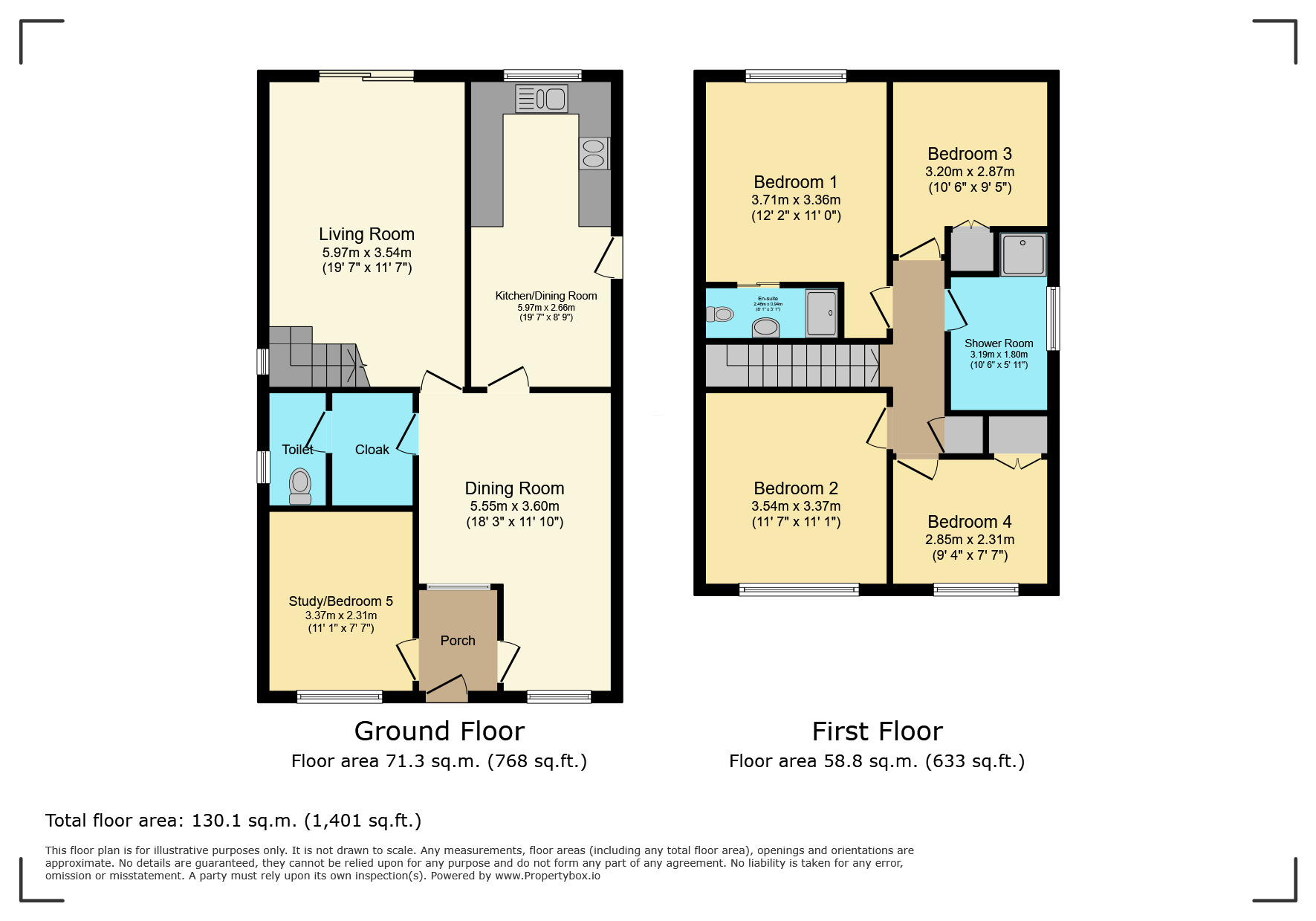 Floorplan of 5 bedroom Detached House for sale, Vicarage Lane, Ash Green, Warwickshire, CV7