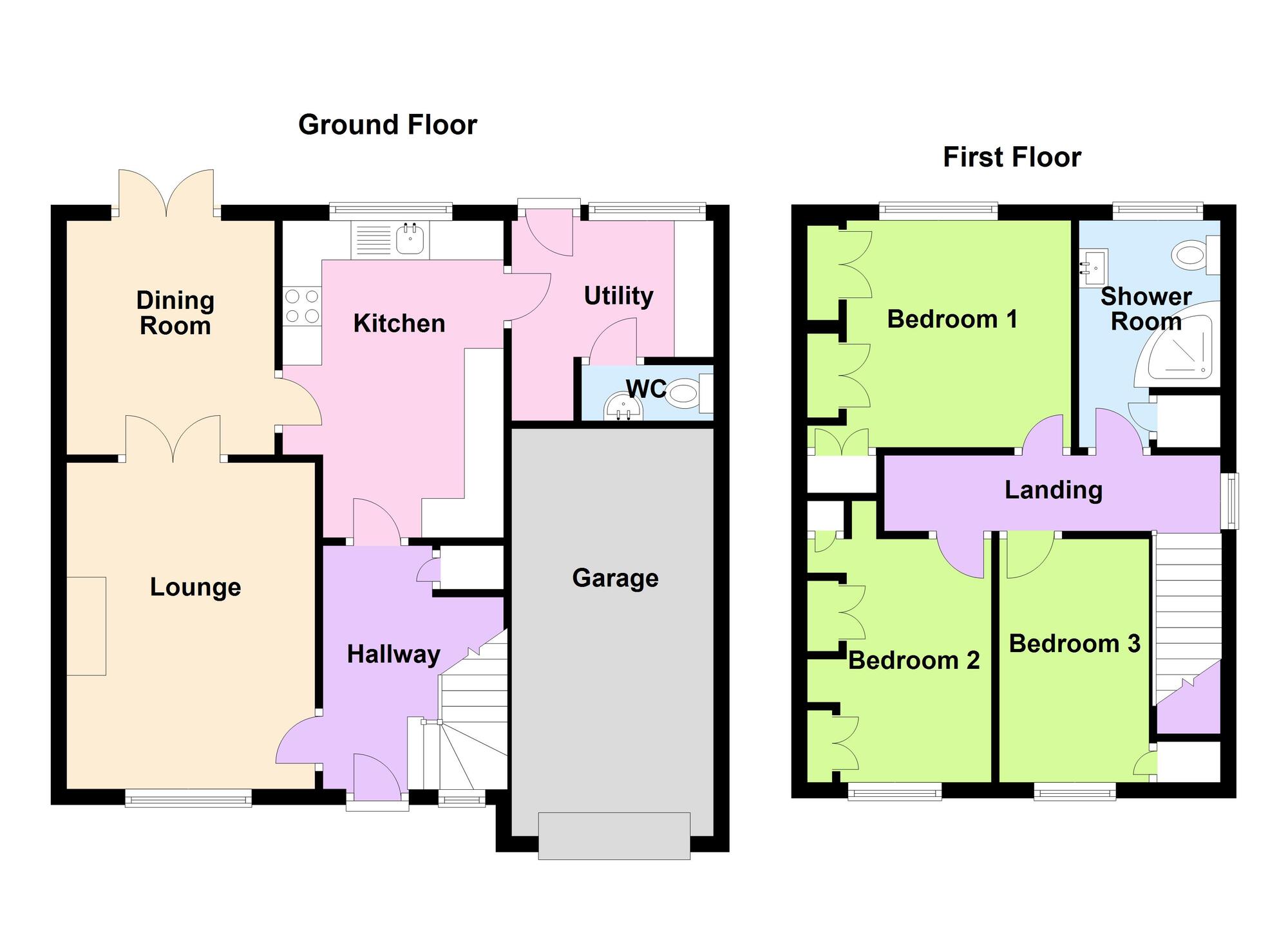 3 bedroom Link Detached House for sale, Lakeside, Bedworth, CV12 £270,000