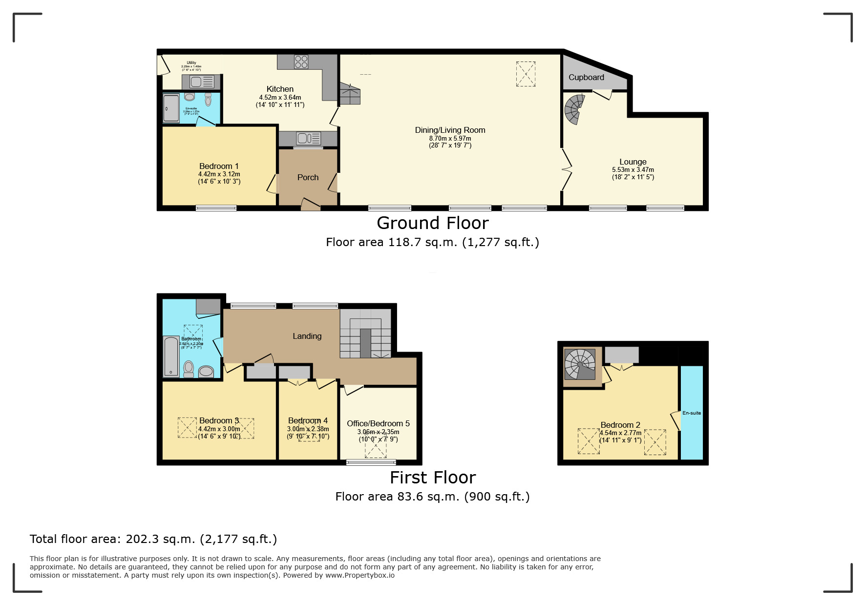 Floorplan of 5 bedroom Detached House for sale, Top Road, Barnacle, Warwickshire, CV7
