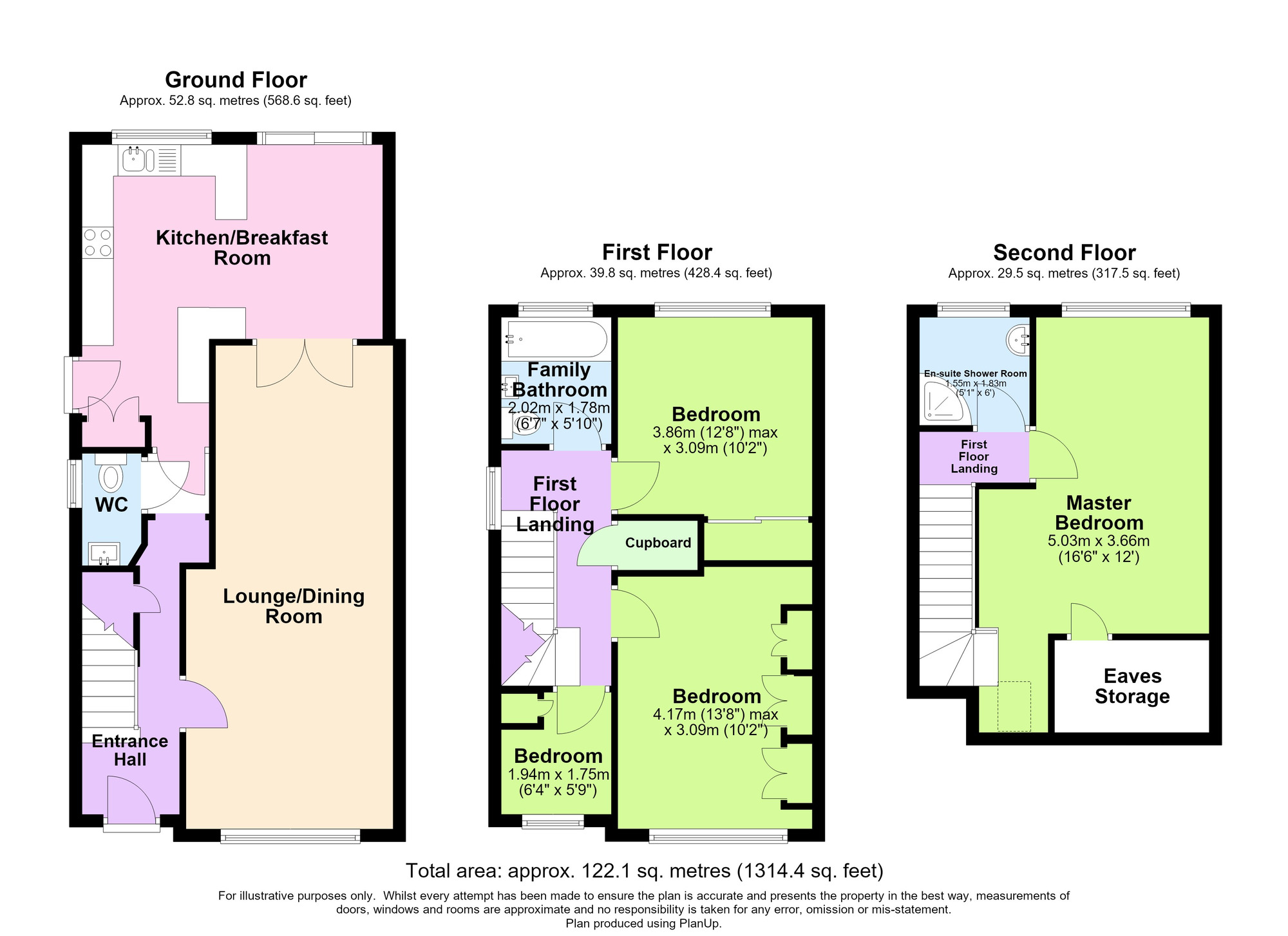 Floorplan of 4 bedroom Semi Detached House for sale, Canon Drive, Coventry, Warwickshire, CV7