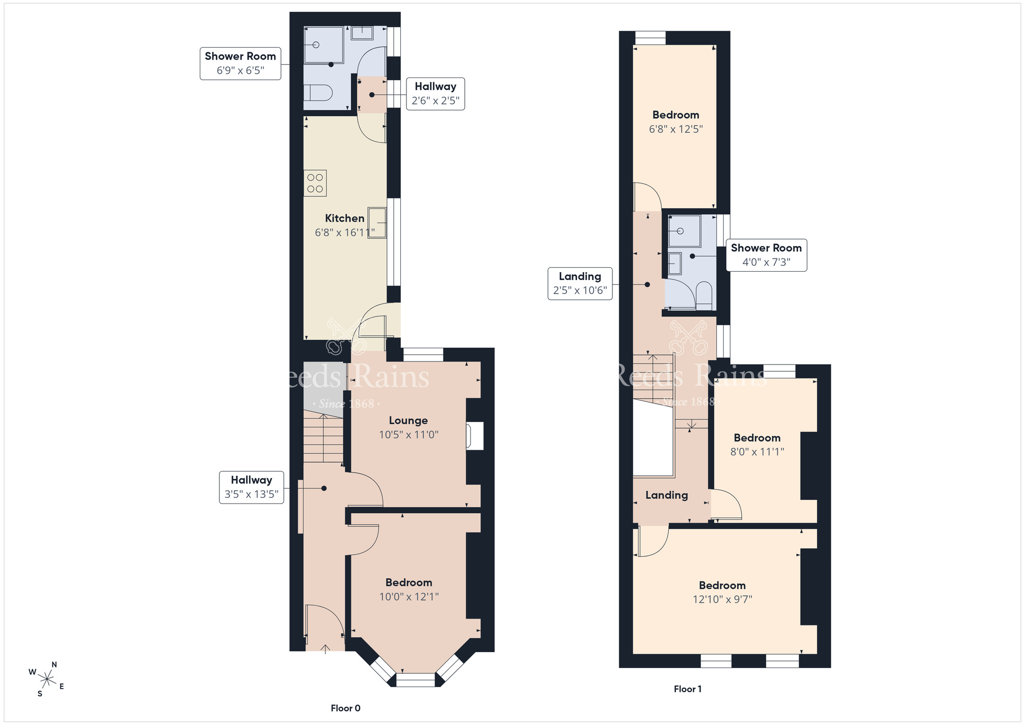 Floorplan of 4 bedroom End Terrace House for sale, Elaine Street, Stranmillis, Belfast, BT9