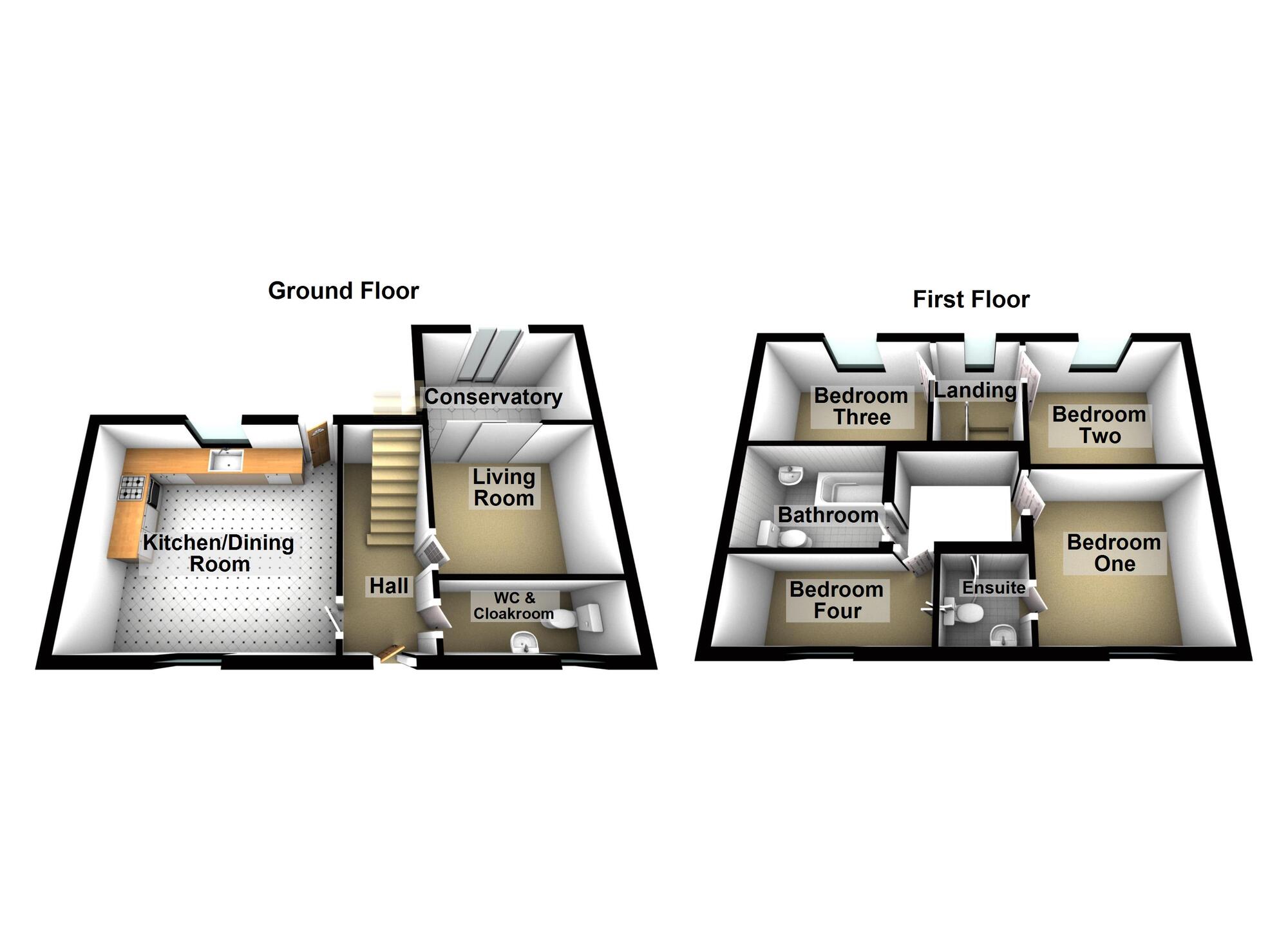 Floorplan of 4 bedroom Detached House for sale, Windermere Road, Belfast, County Down, BT8