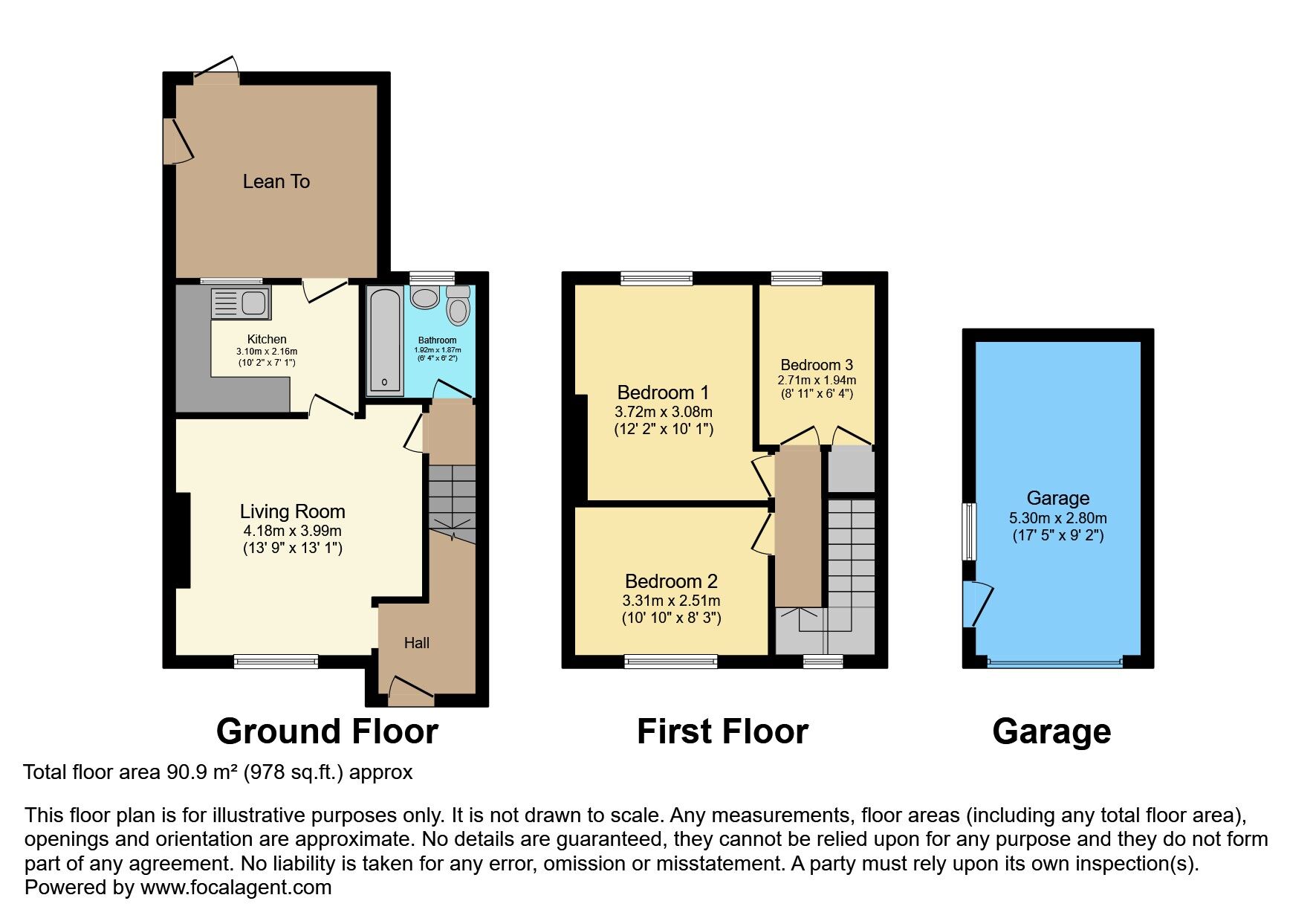 Floorplan of 3 bedroom Semi Detached House for sale, Wynchurch Road, Belfast, Rosetta, BT6
