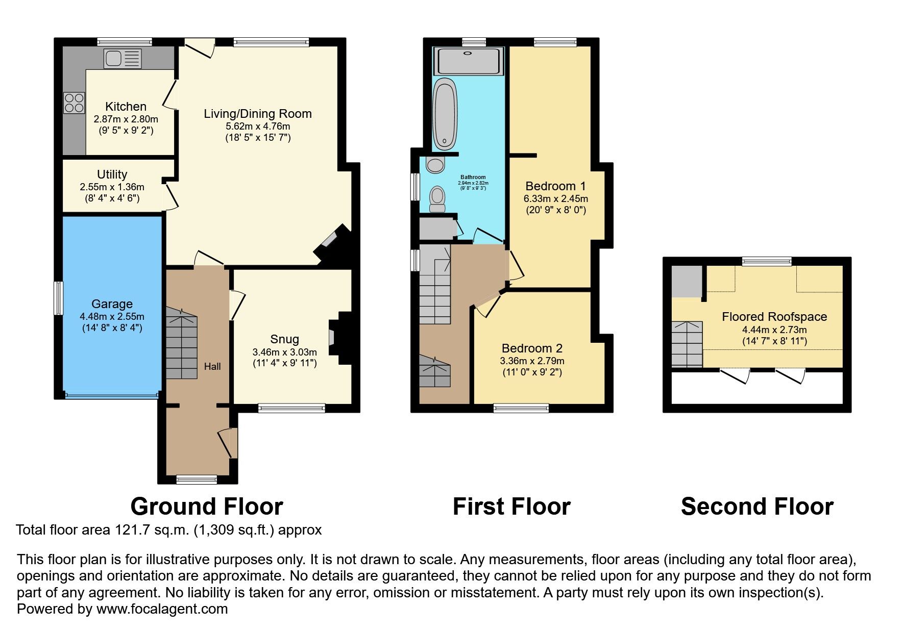 Floorplan of 2 bedroom Semi Detached House for sale, Newton Park, Belfast, County Down, BT8