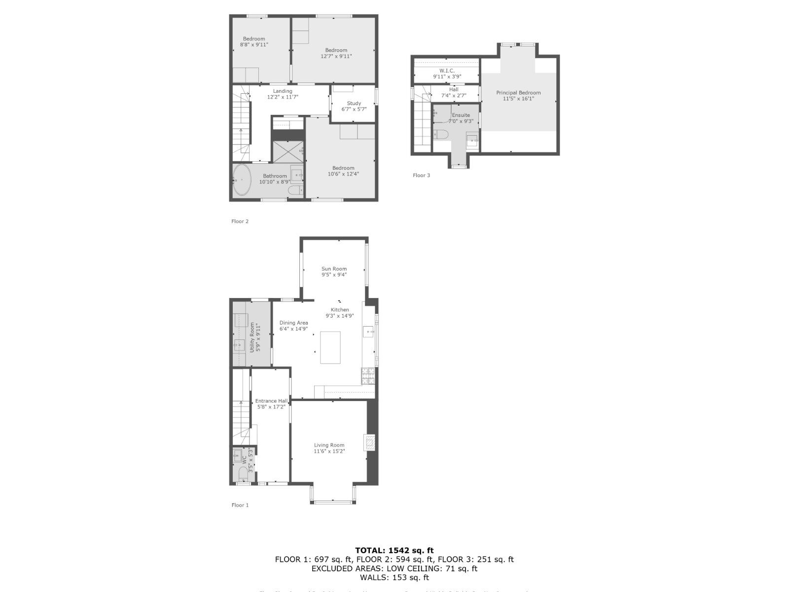 Floorplan of 4 bedroom Detached House for sale, Knockbracken Gardens, Carryduff, Belfast, BT8