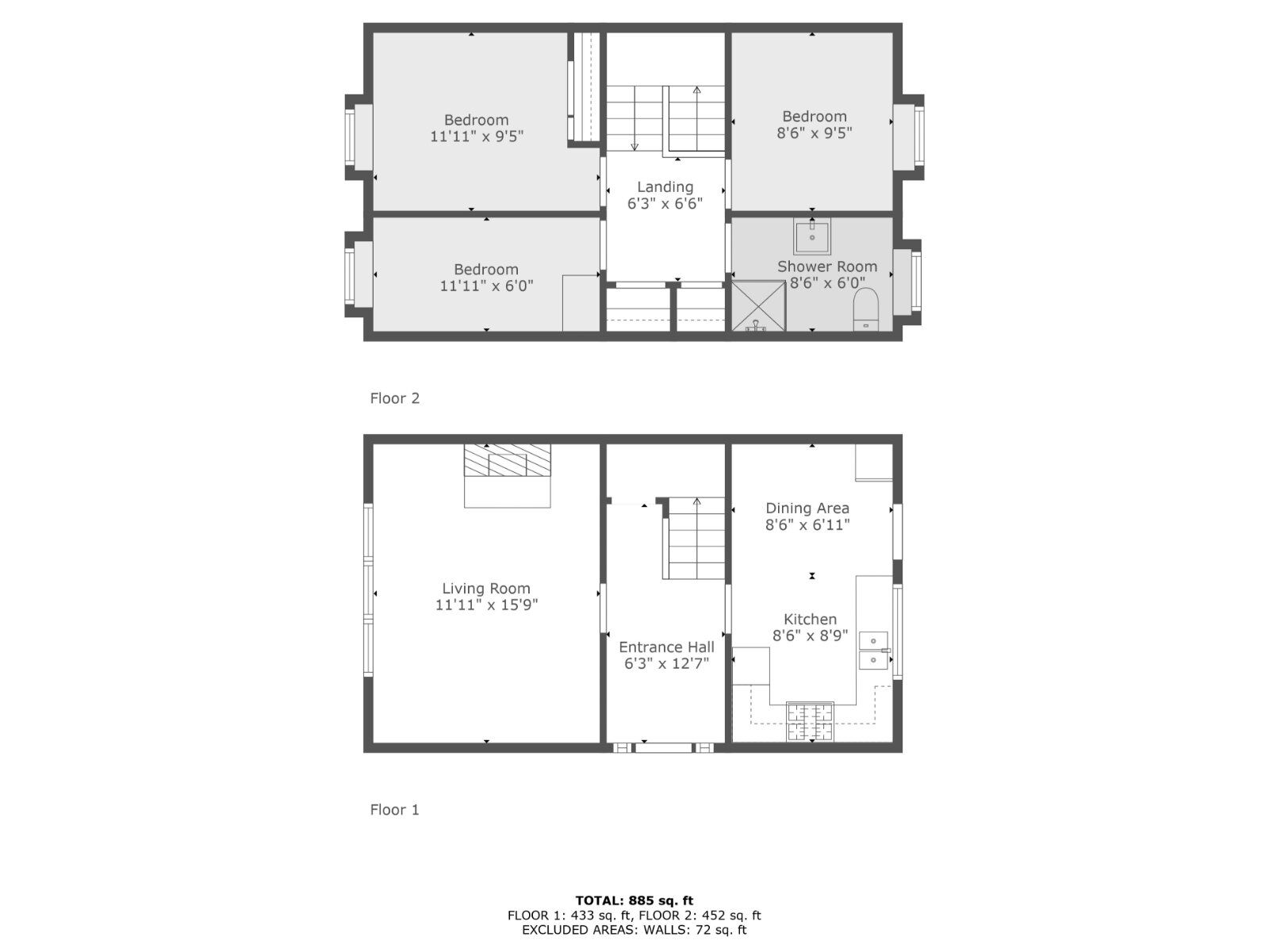 Floorplan of 3 bedroom Semi Detached House for sale, Lakeside Drive, Finaghy, Belfast, BT10