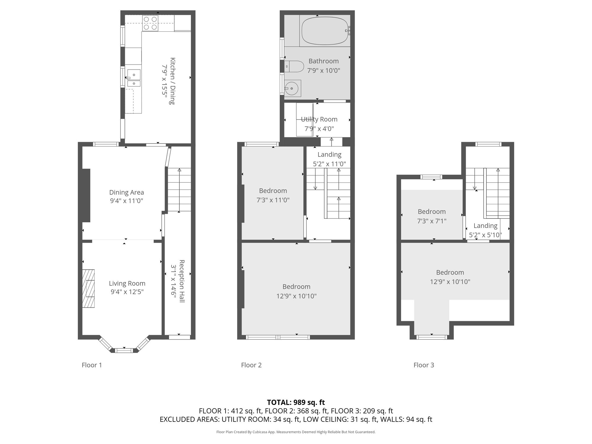 Floorplan of 4 bedroom Mid Terrace House for sale, My Ladys Road, Belfast, County Antrim, BT6