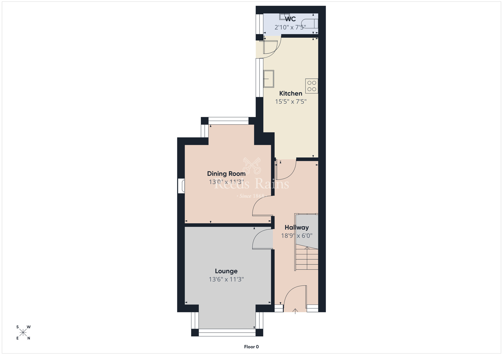 Floorplan of 3 bedroom Semi Detached House for sale, Orangefield Crescent, Castlereagh, Belfast, BT6