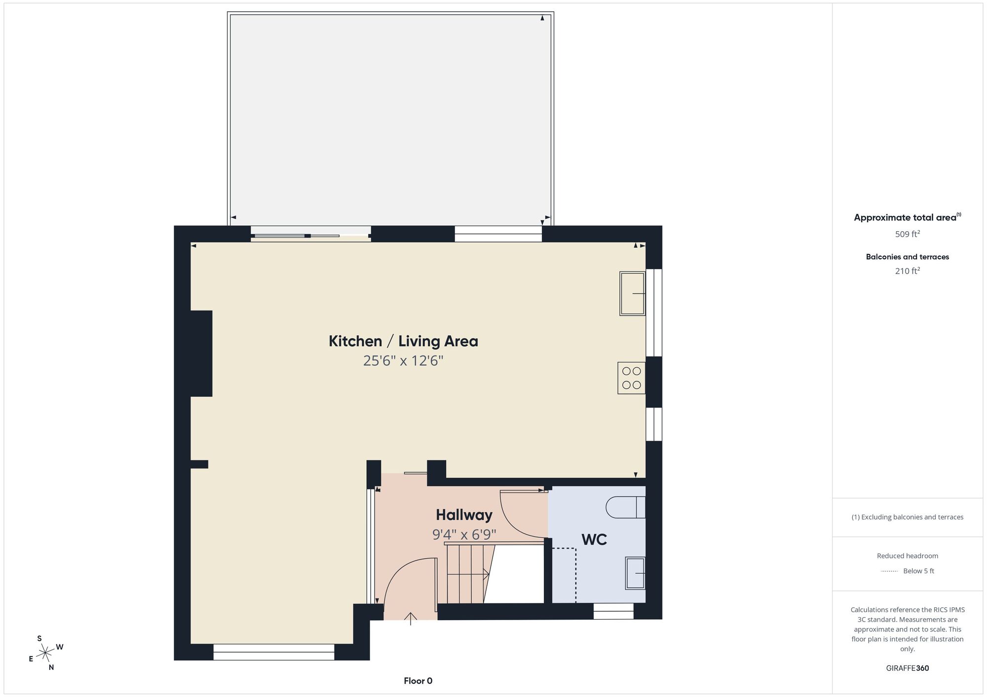 Floorplan of 3 bedroom Semi Detached House to rent, Galwally Park, Ormeau Road, Belfast, BT8